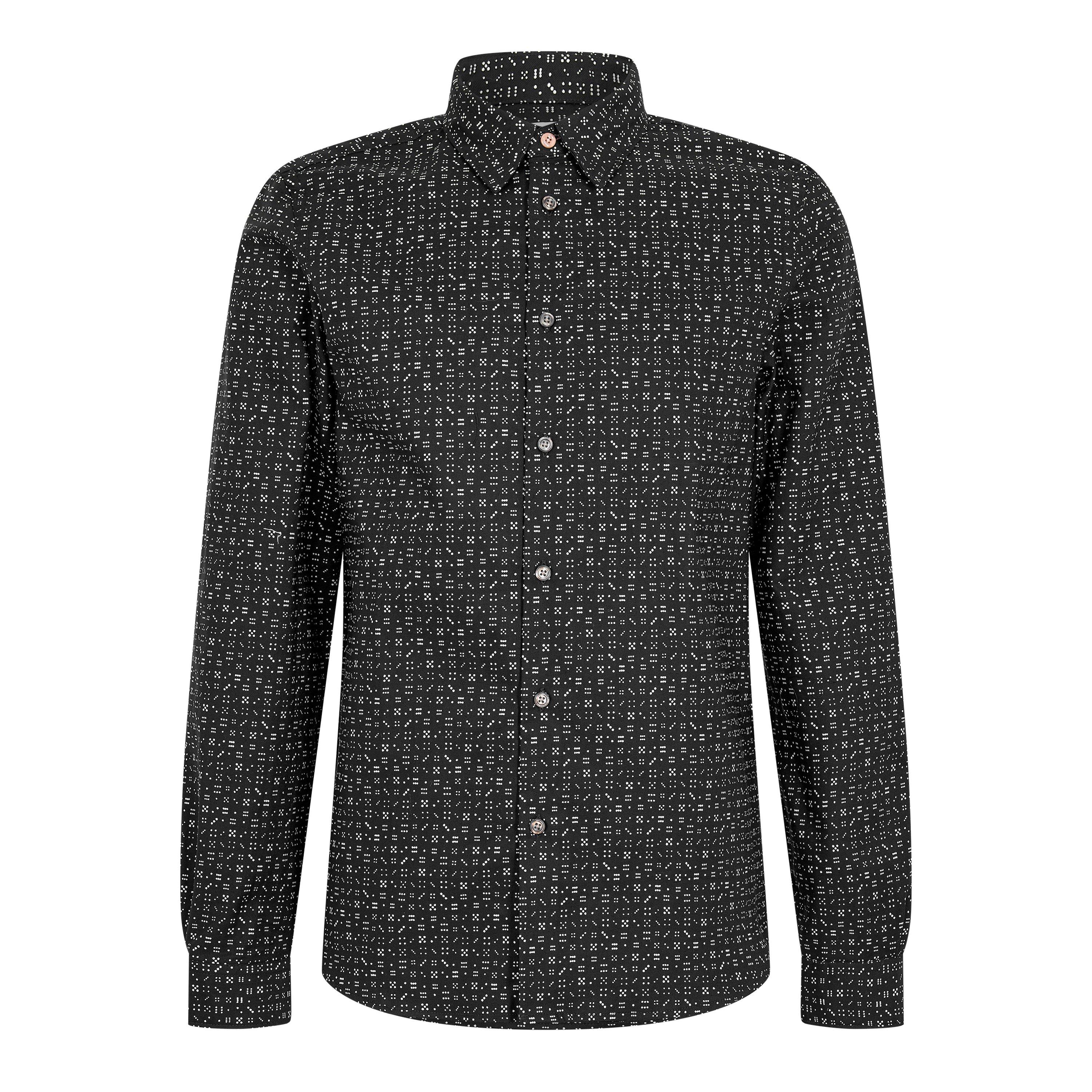 PS Paul Smith PS Dice LS Shirt Sn61 - Black 79 - L