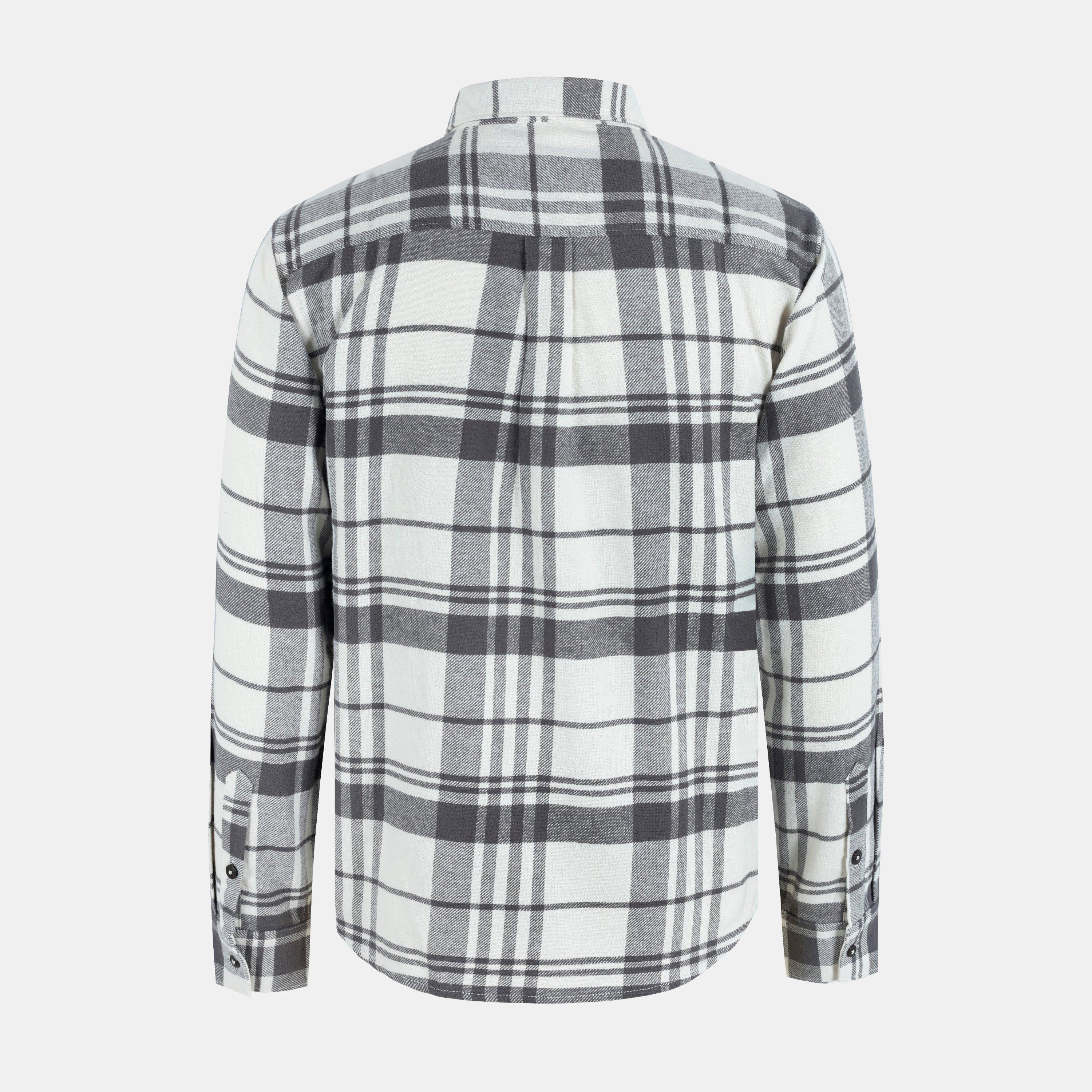 White/Grey - SoulCal - Men's Soul Check Long-Sleeve Patterned Shirt - 2