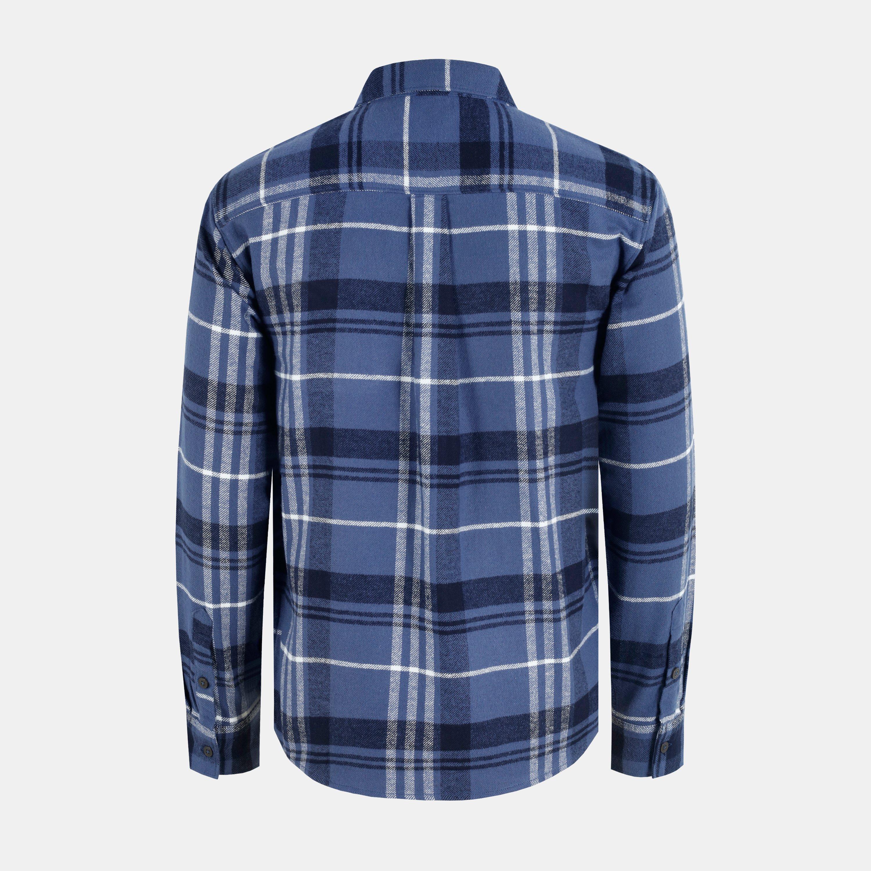 Marineblau - SoulCal - Soul Check Long-Sleeve Patterned Shirt - 2