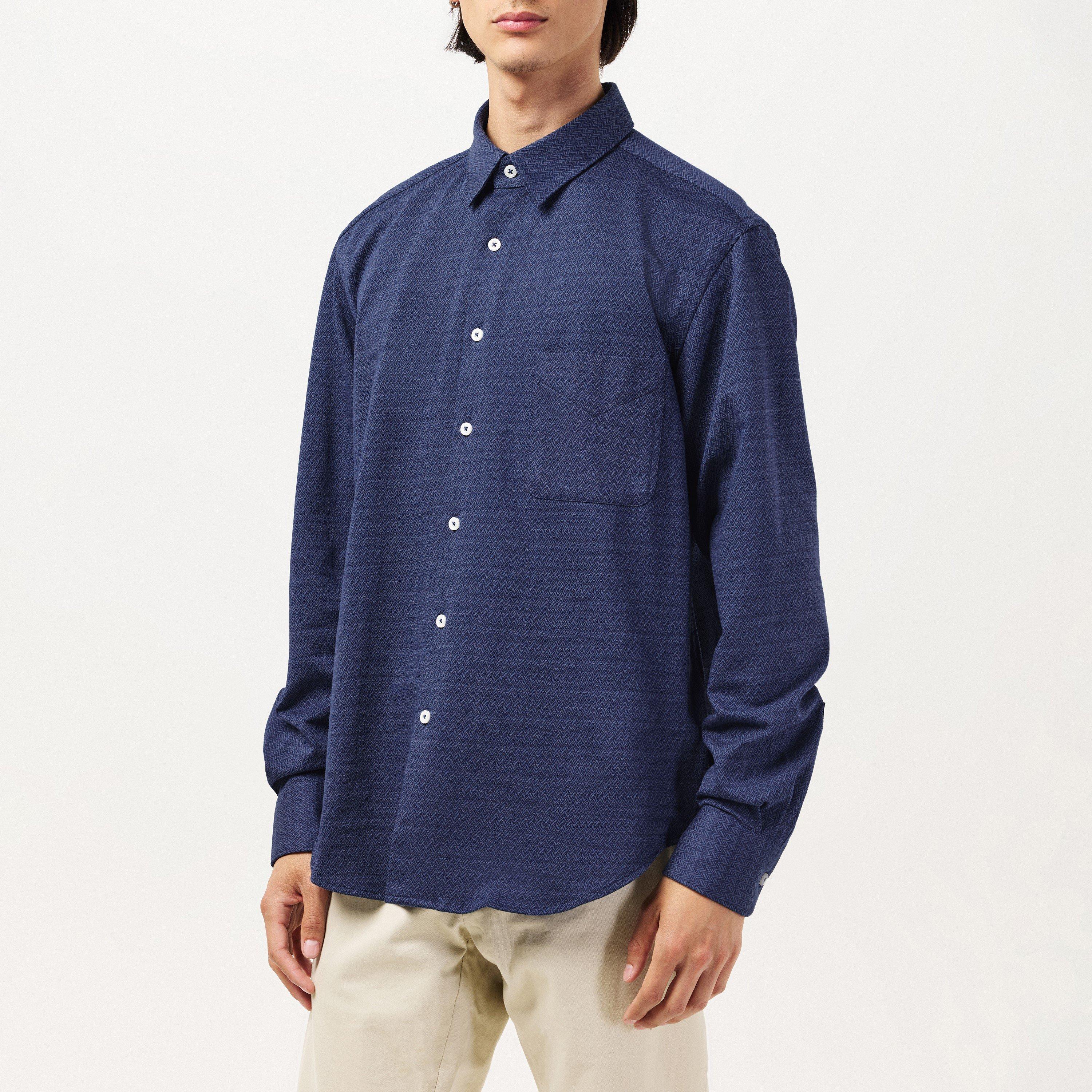 Blu Navy - Missoni - Long Sleeve Plain Shirt - 3