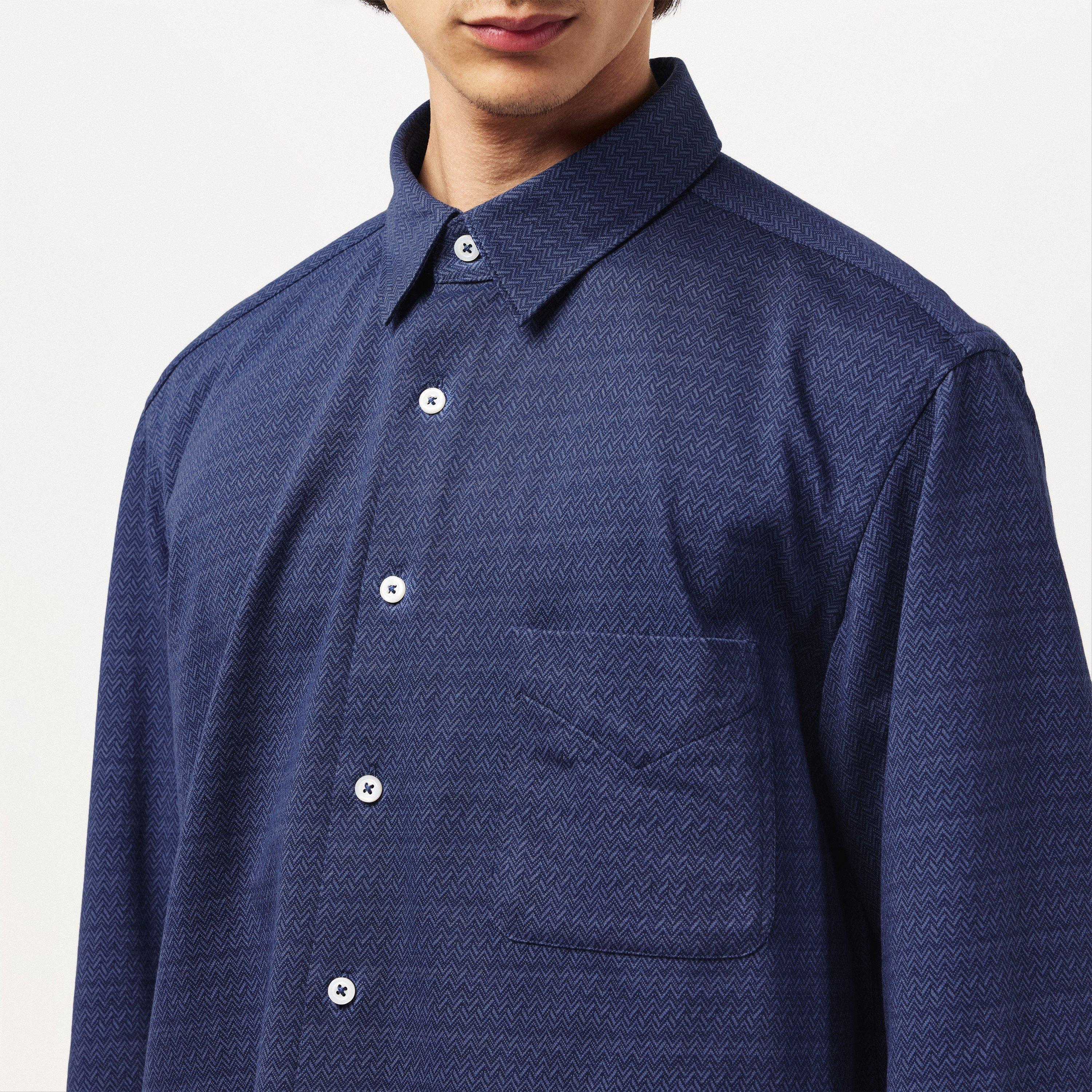 Blu Navy - Missoni - Long Sleeve Plain Shirt - 5