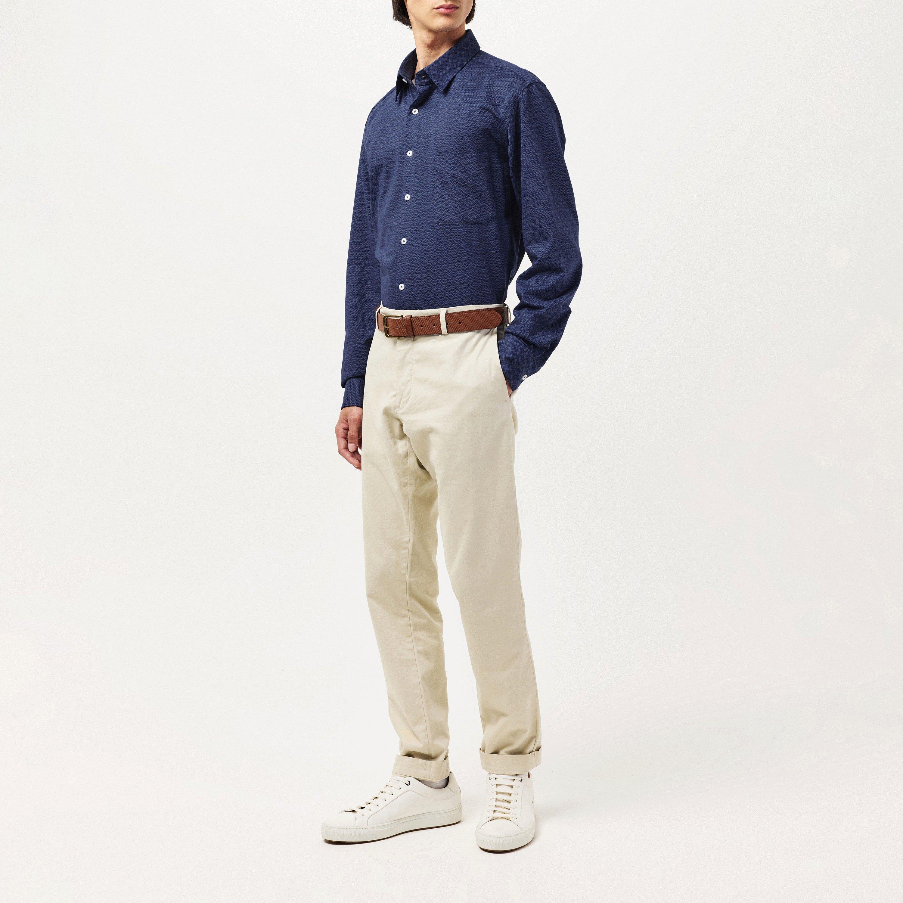 Blu Navy - Missoni - Long Sleeve Plain Shirt - 6