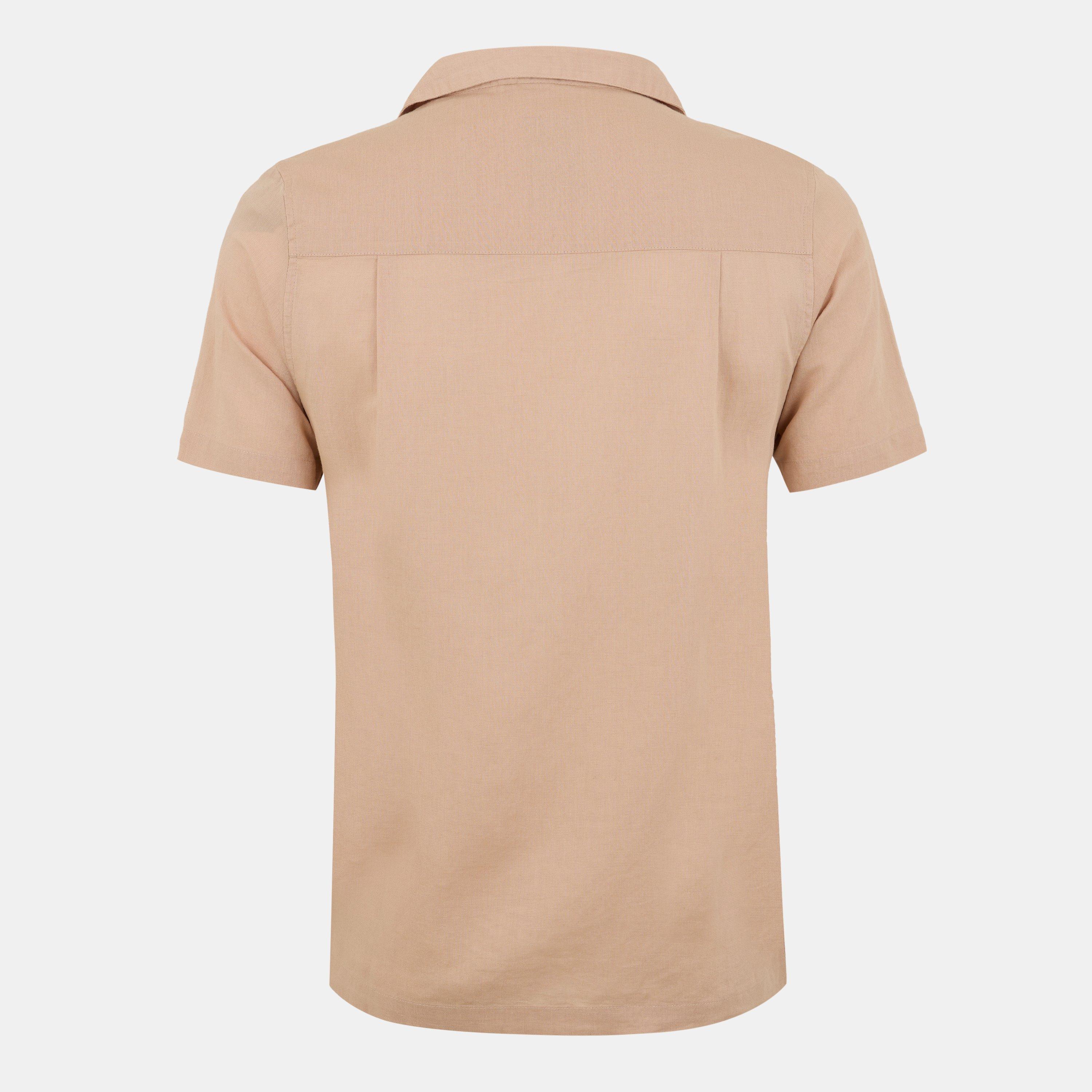Sand - Luke - Men's Havanah Short-Sleeve Plain Shirt - 2