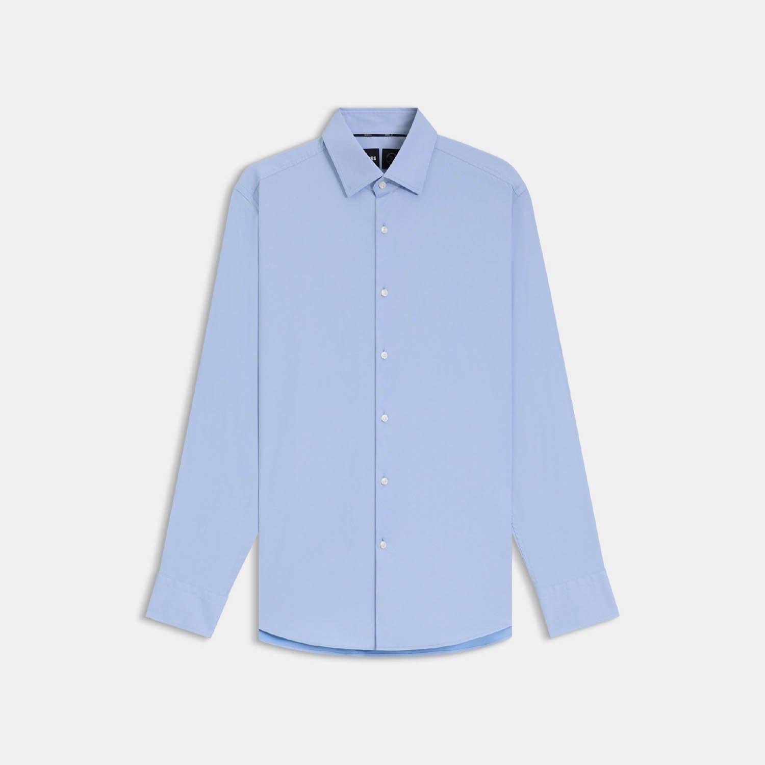 Boss Men's P-Hank-Kent-C1-222 10241343 02 Oxford Shirt - Pastel Blue