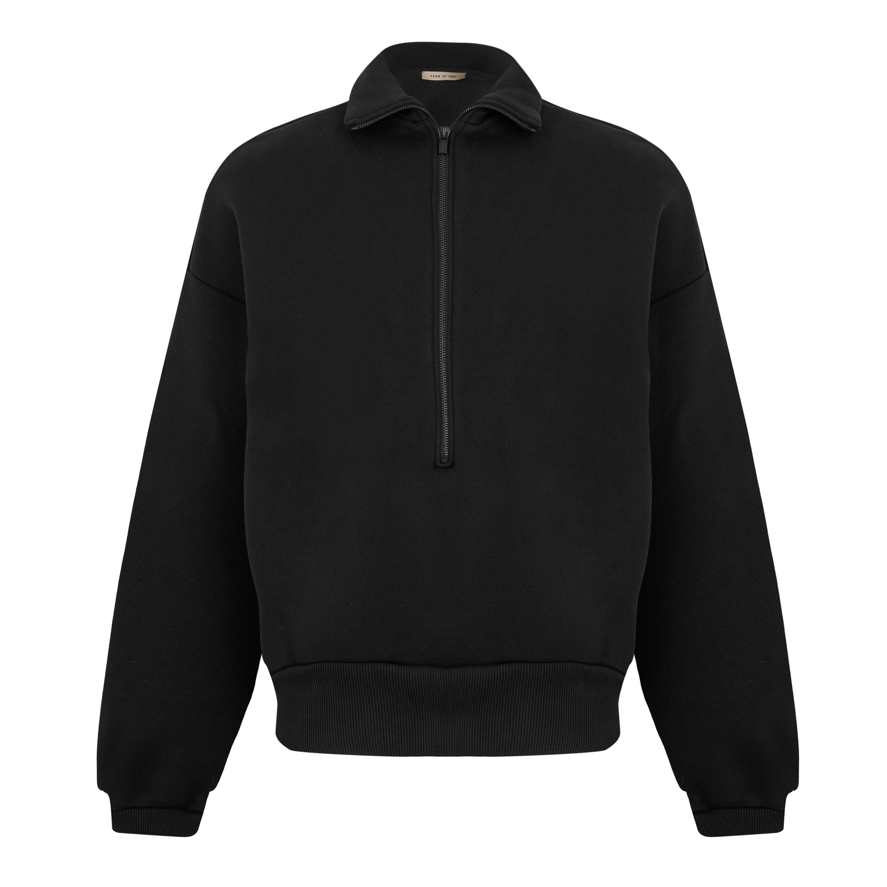 Black - Fear Of God - FOG Flc Half Zp Mock Sn99 - 1