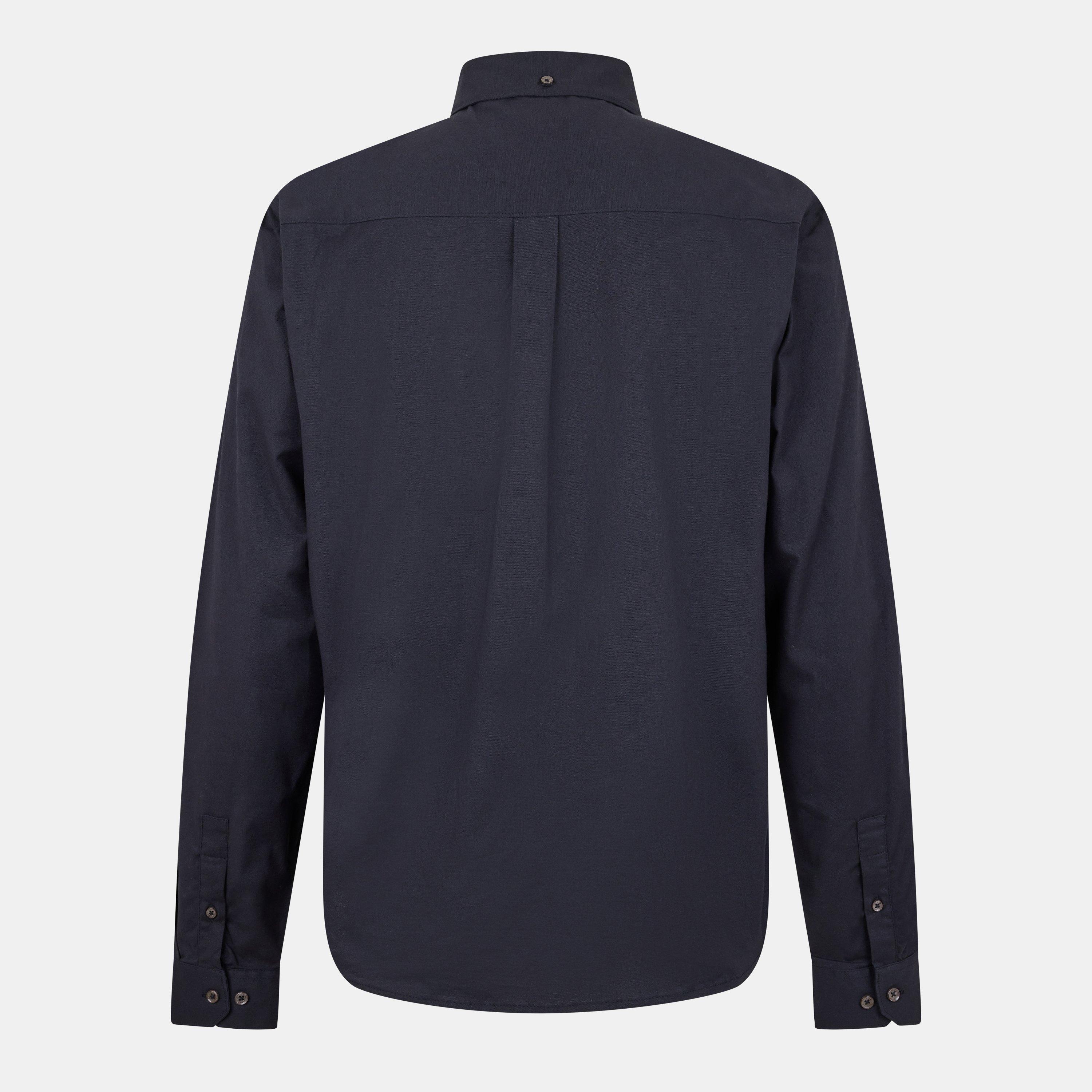 Jet Black - Luke - Men's Long-Sleeve Oxford Shirt - 2