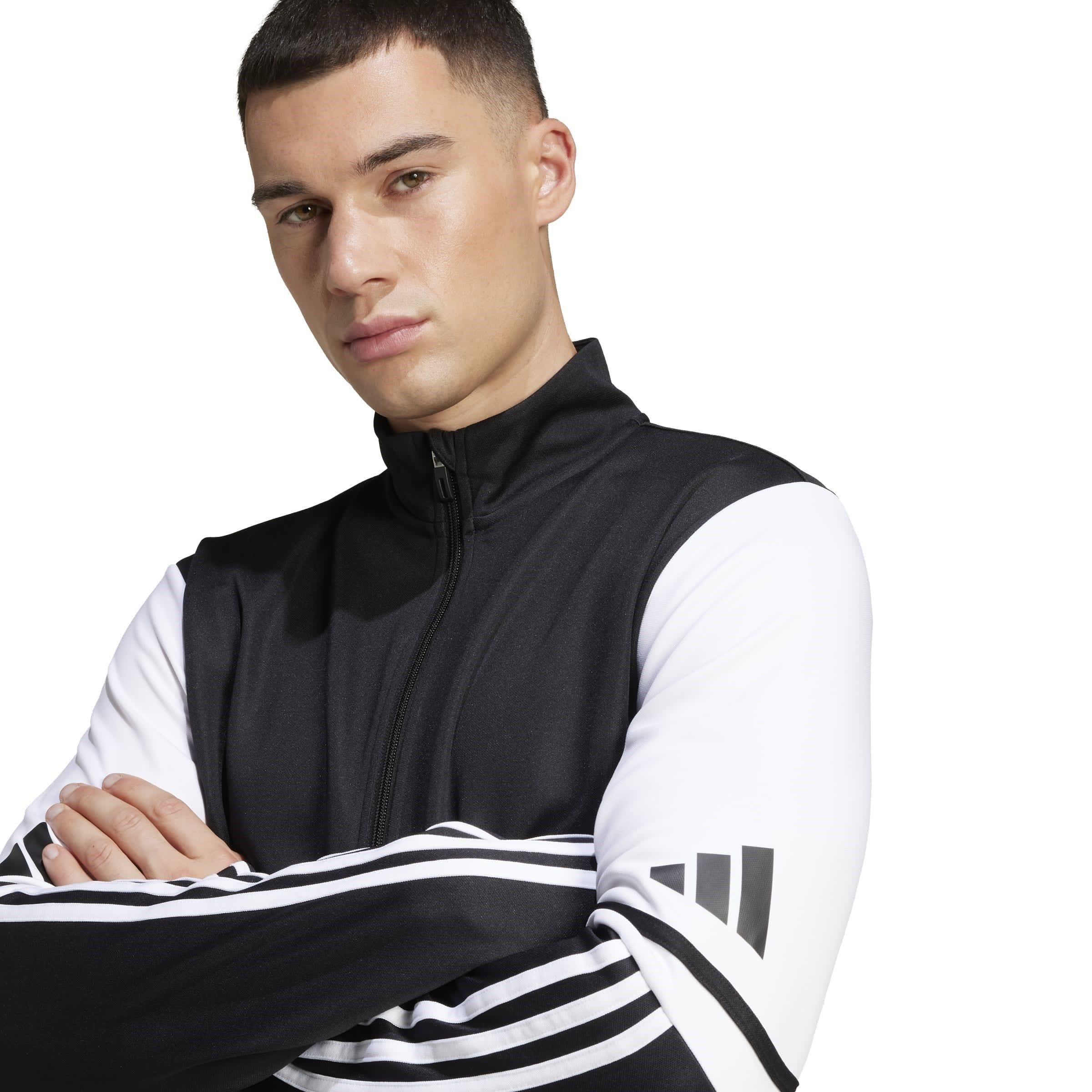 Black/White - adidas - Squadra 25 Mens Training Jacket - 5