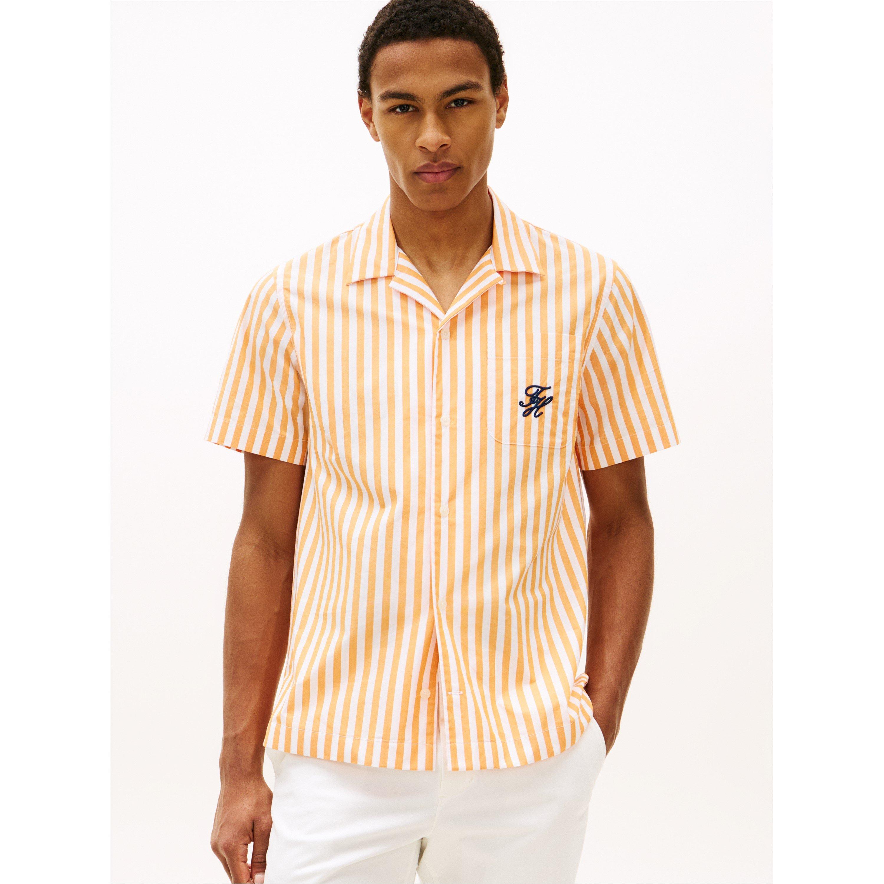 Orange/Strp - Tommy Hilfiger - Tommy SwimStrp Shirt Sn63 - 2