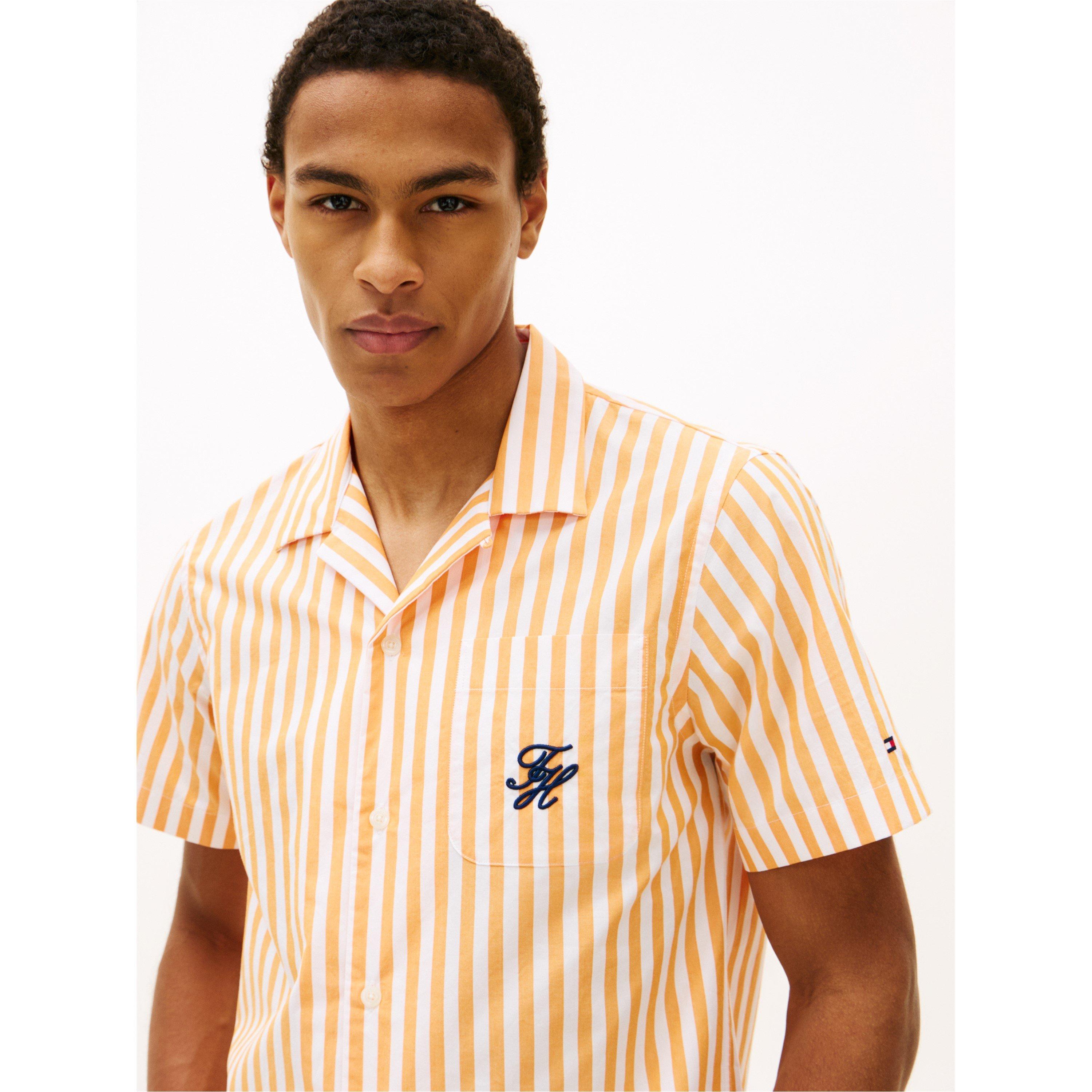 Orange/Strp - Tommy Hilfiger - Tommy SwimStrp Shirt Sn63 - 3