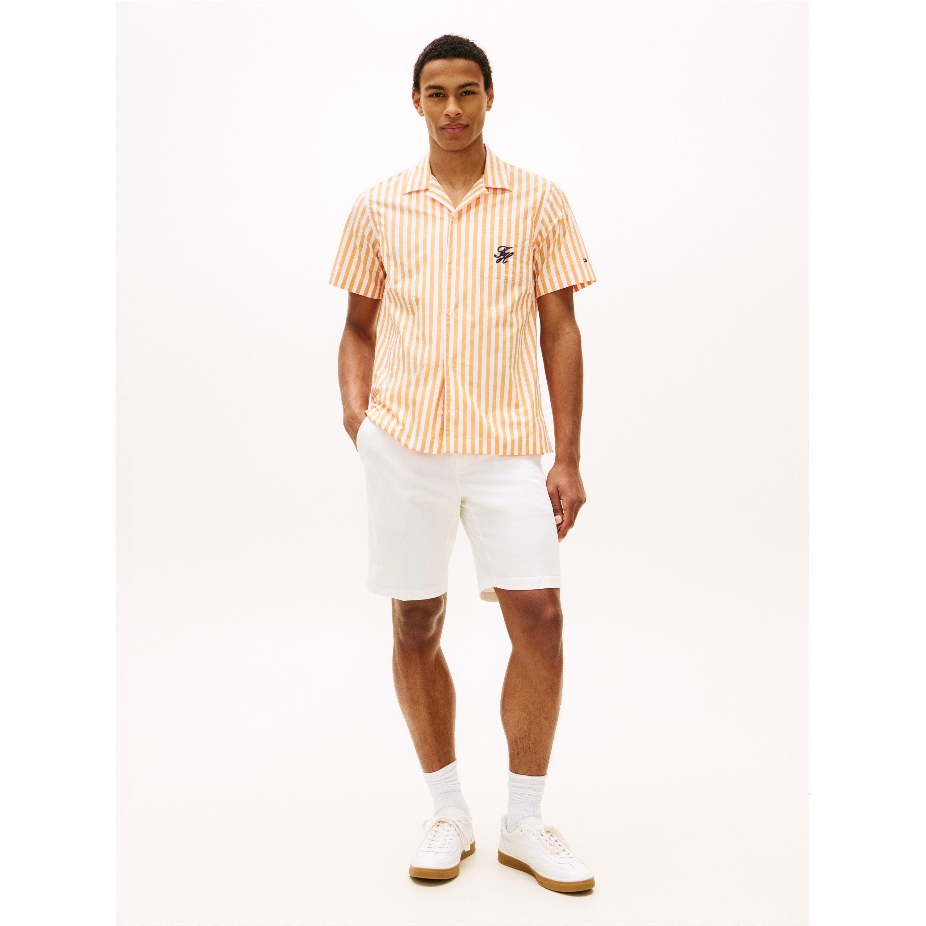 Orange/Strp - Tommy Hilfiger - Tommy SwimStrp Shirt Sn63 - 4