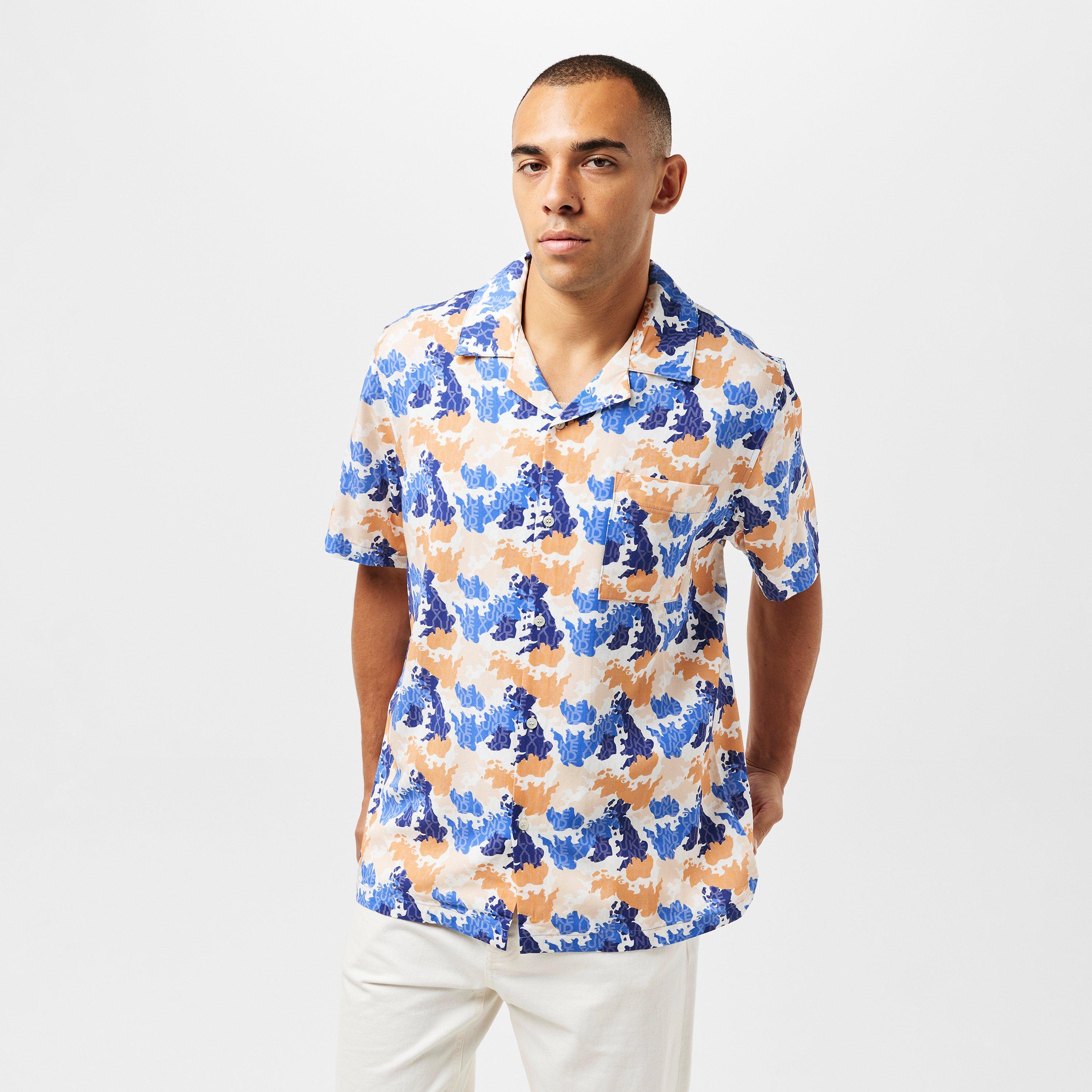 Apricot Camo - Luke - Mamba Short-Sleeve Patterned Shirt - 3