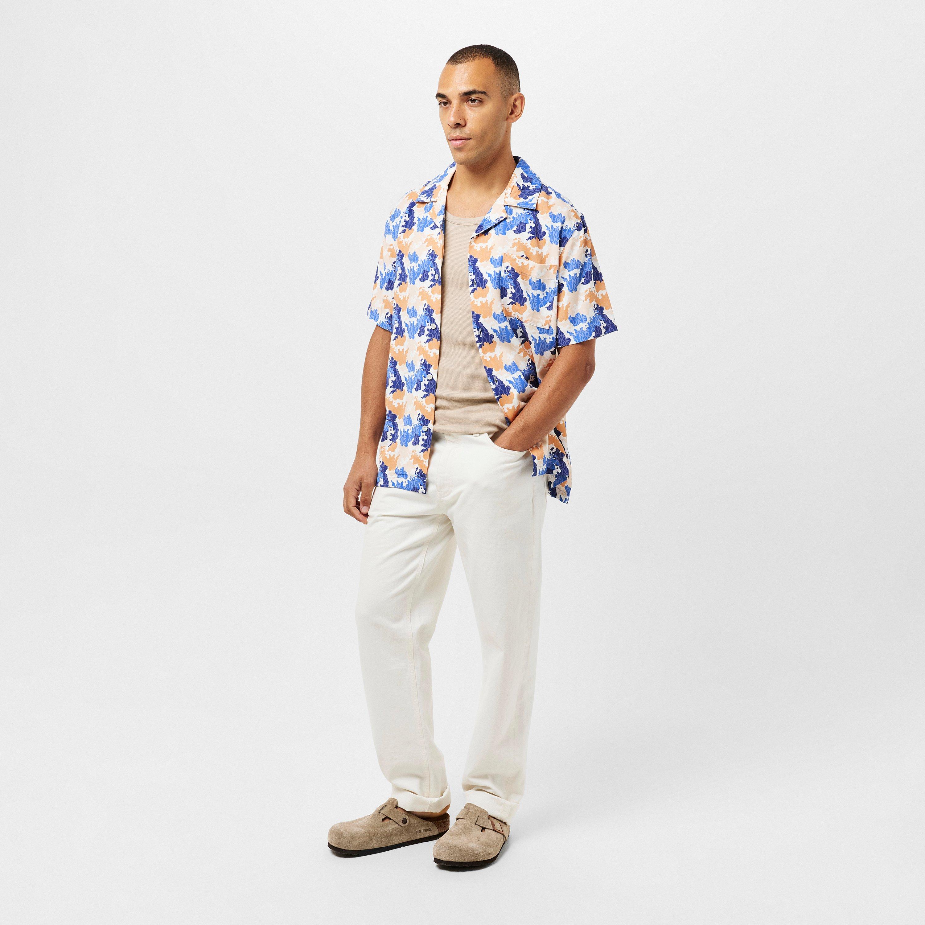 Apricot Camo - Luke - Mamba Short-Sleeve Patterned Shirt - 6