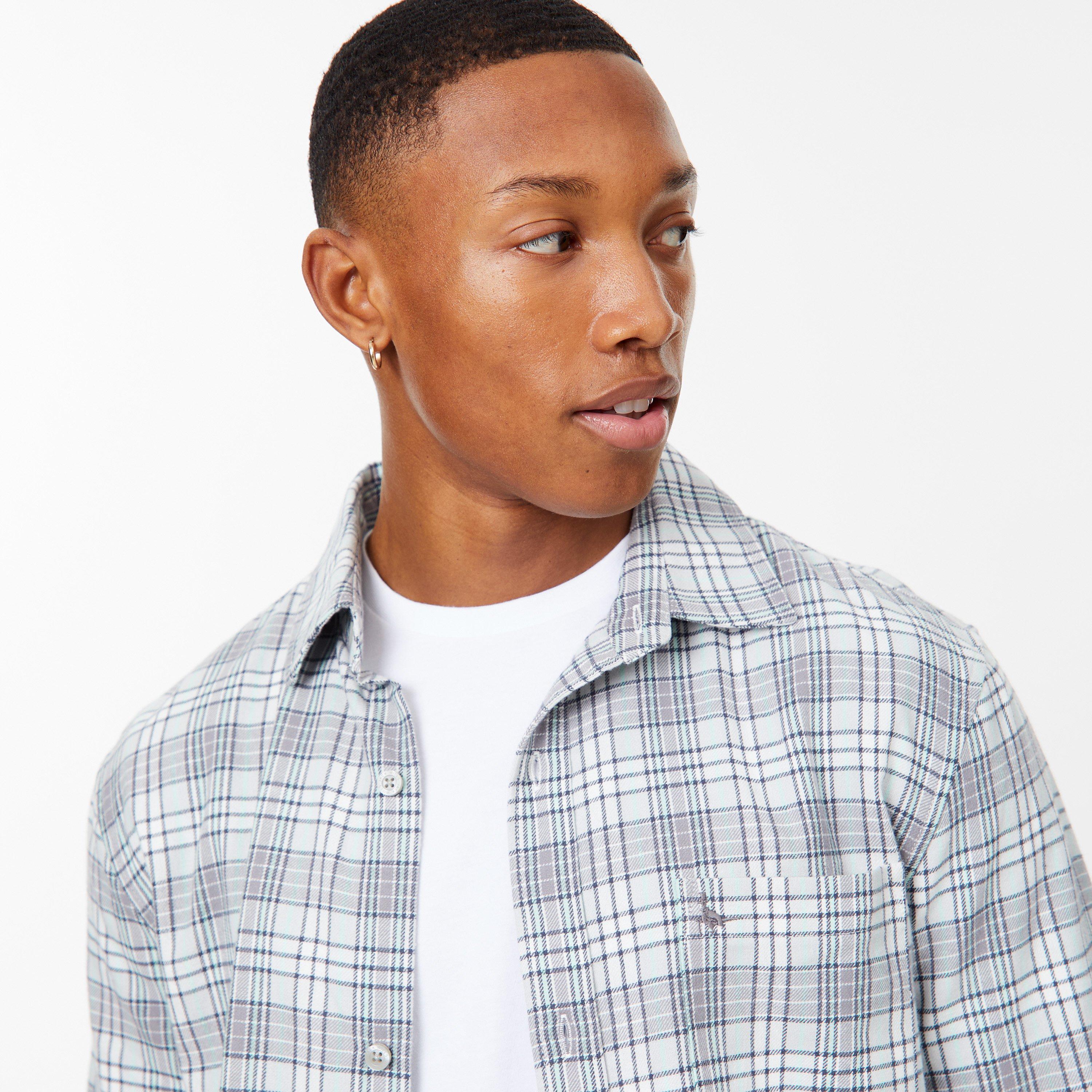 Grijs - Jack Wills - Check Flannel Shirt - 3