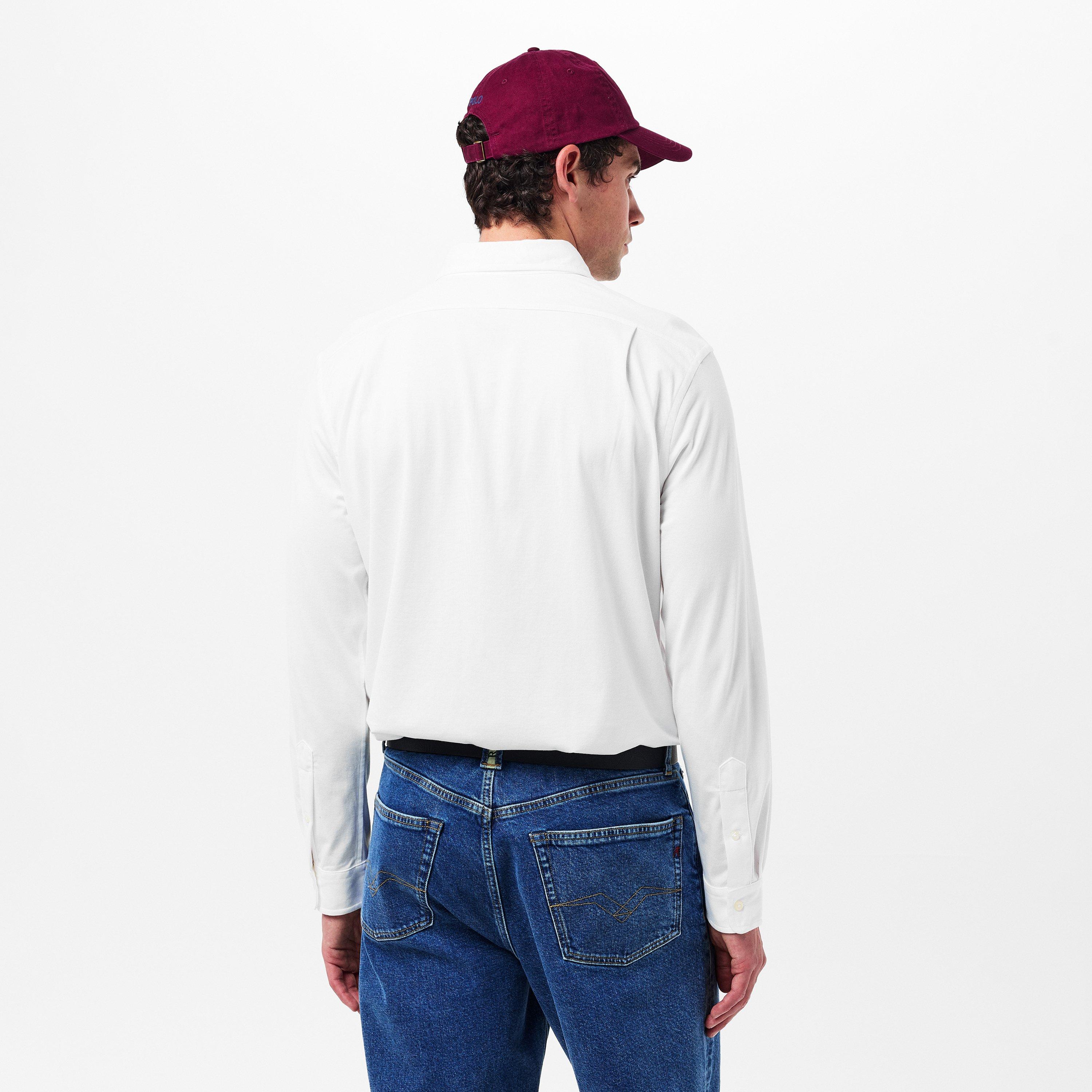 White - Polo Ralph Lauren - Cotton Jersey Shirt - 4