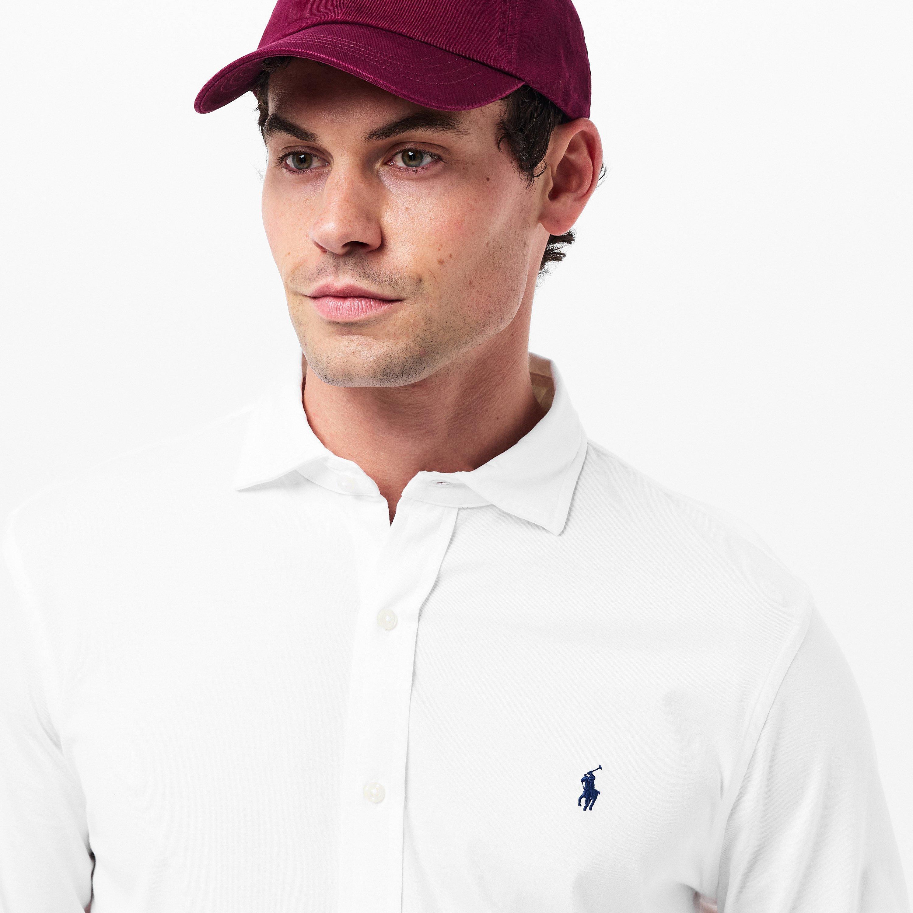 White - Polo Ralph Lauren - Cotton Jersey Shirt - 5