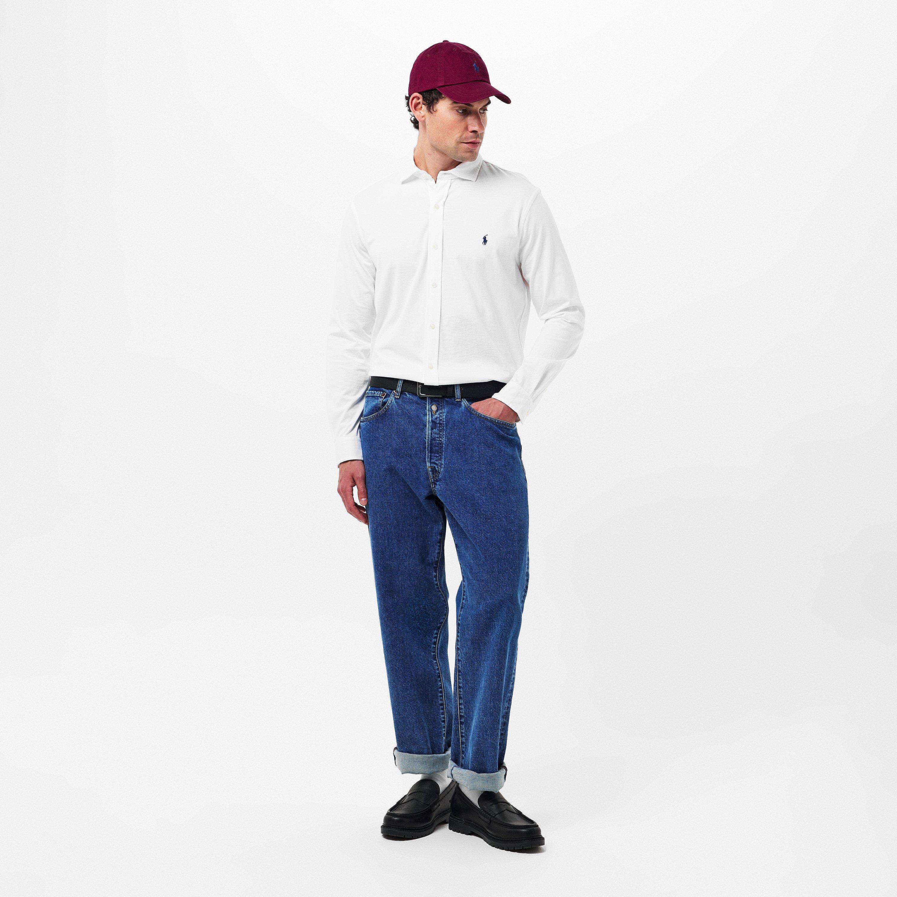 White - Polo Ralph Lauren - Cotton Jersey Shirt - 6