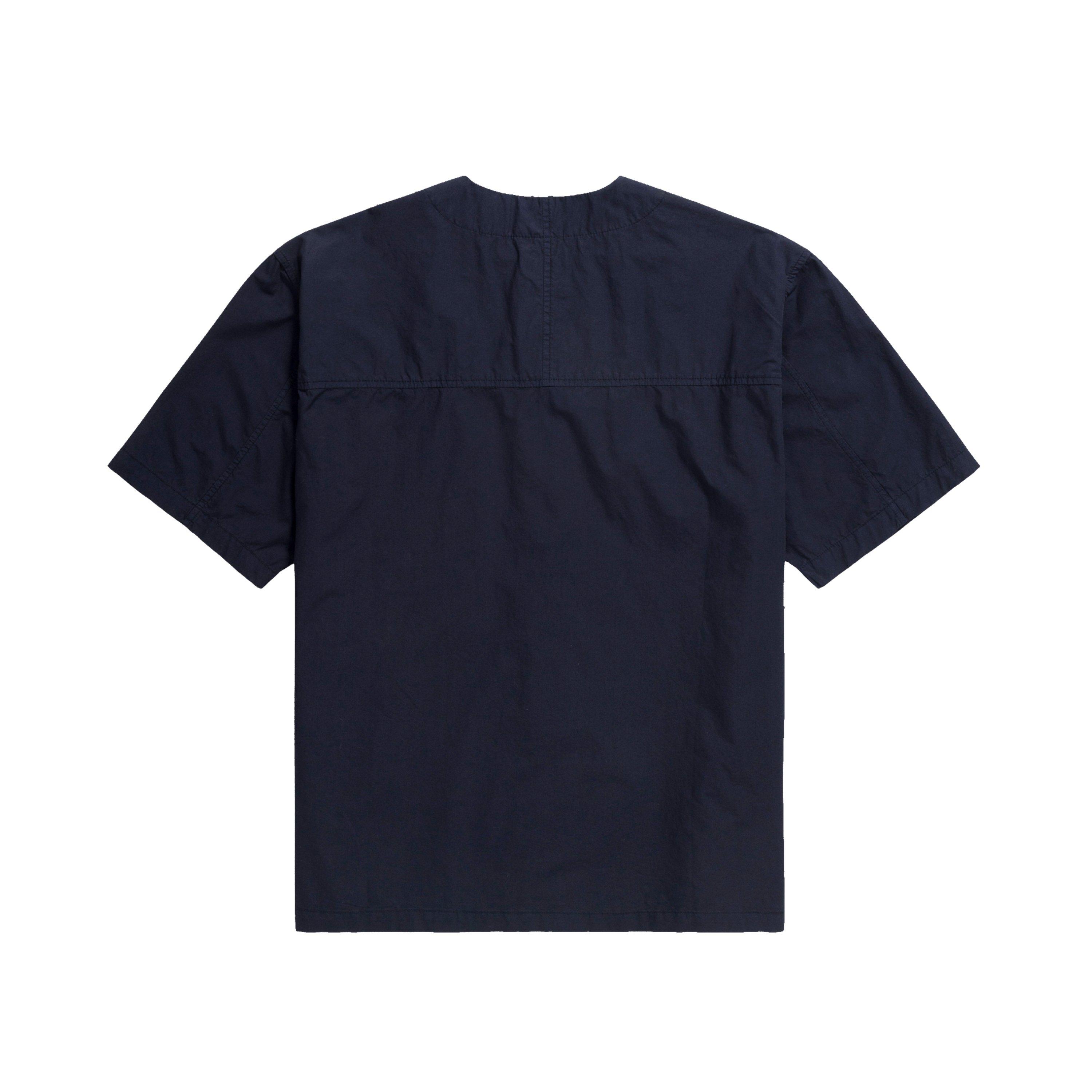 Dark Navy 7004 - Norse Projects - Men's Erwin Short-Sleeve Plain Shirt - 6