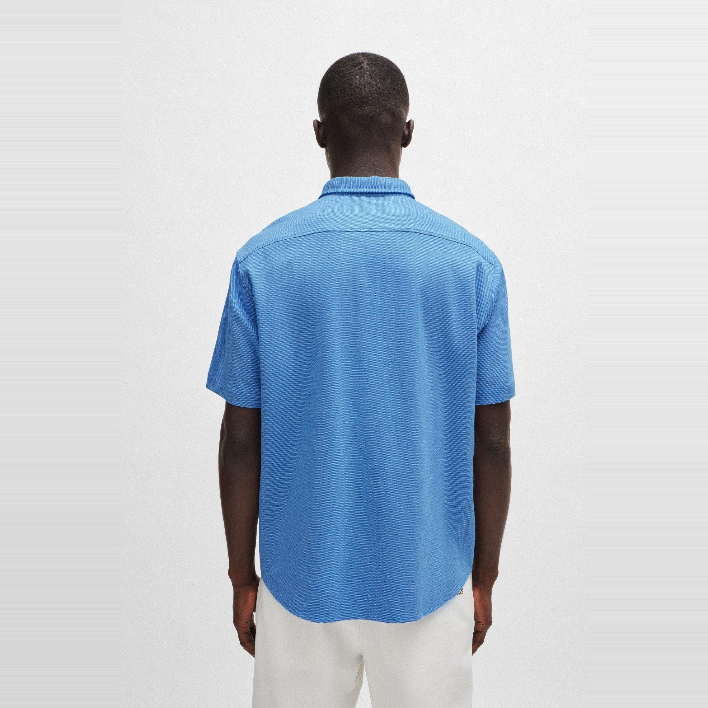 Open Blue - Boss - B_Motion S Short-Sleeve Slim-fit Shirt - 3