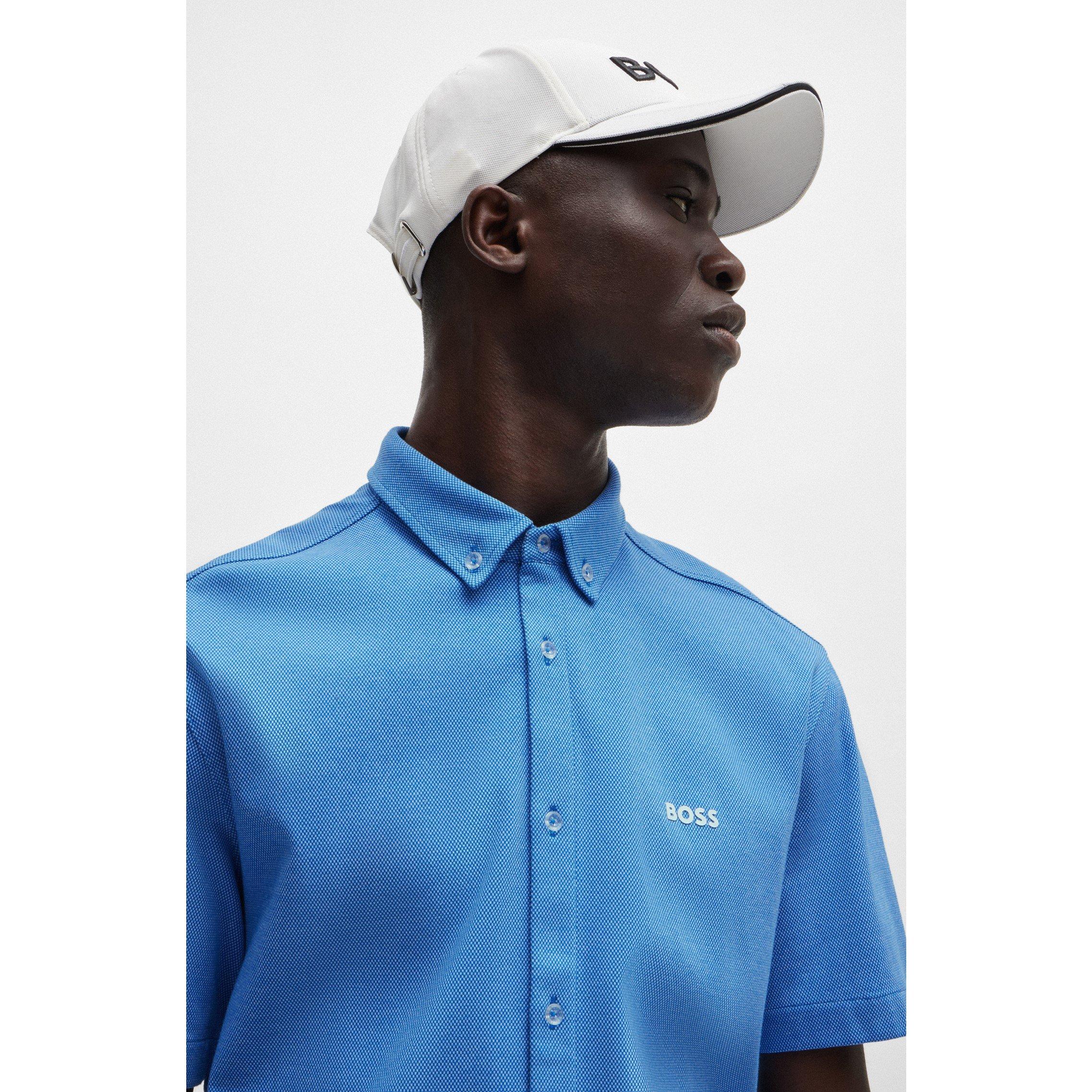 Open Blue - Boss - B_Motion S Short-Sleeve Slim-fit Shirt - 5