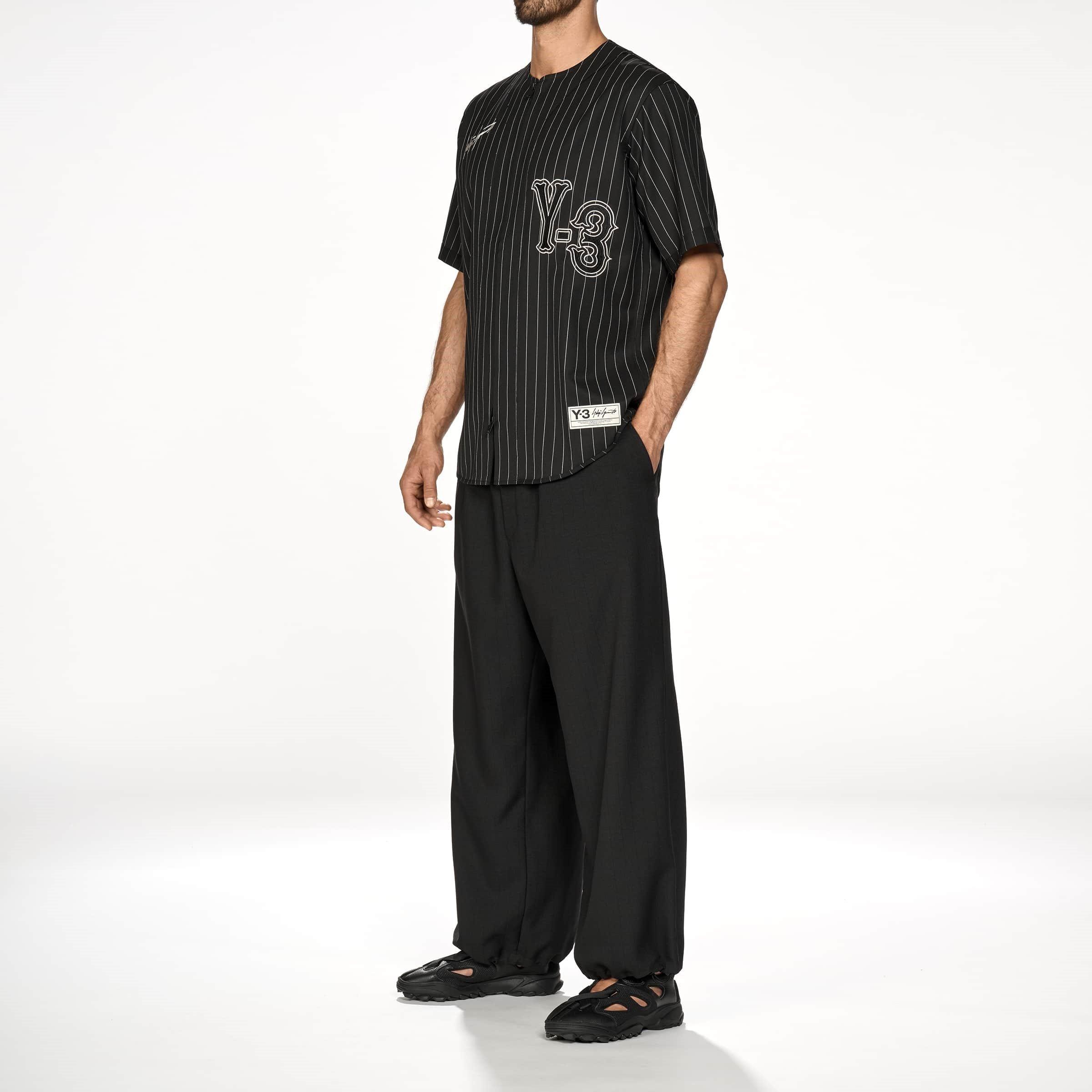 Black - Y3 - Mens Elite Baseball Shirt - 7