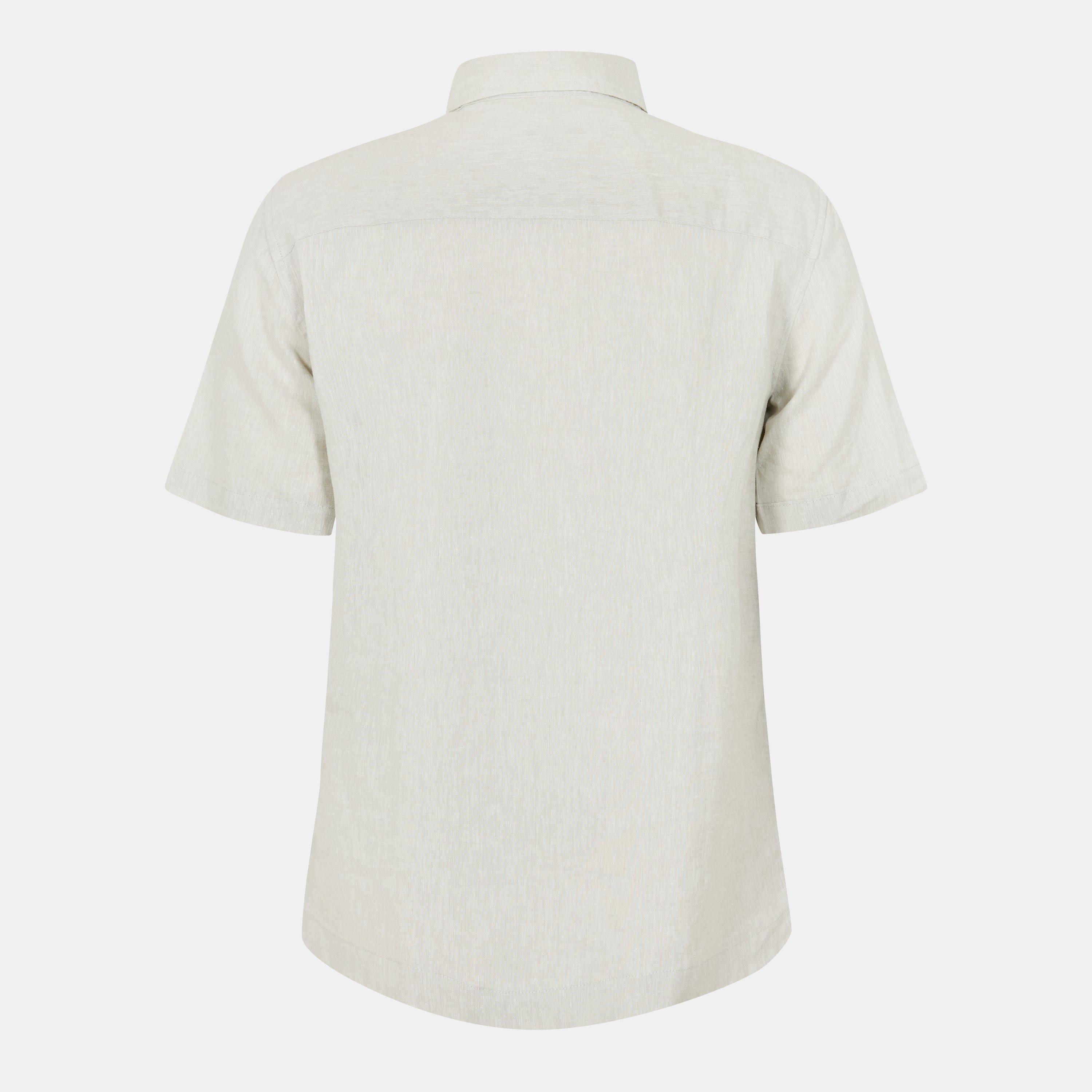 Chalk - Jack Wills - Short Sleeve Linen Shirt - 2