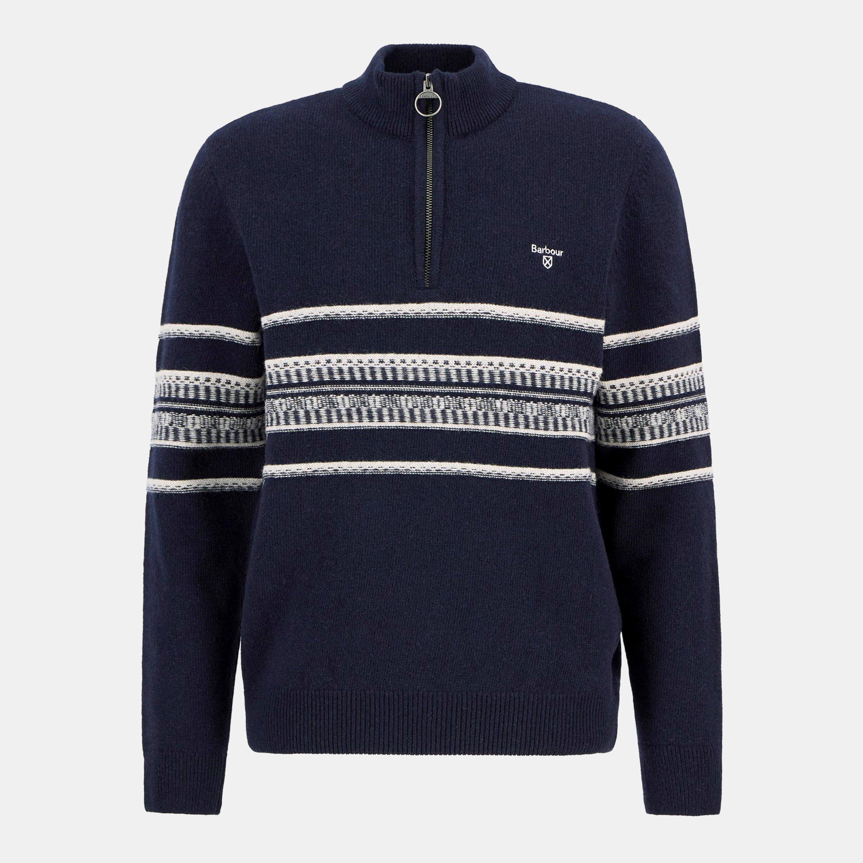 Navy - Barbour - Mens Kepwick Jumper - 1