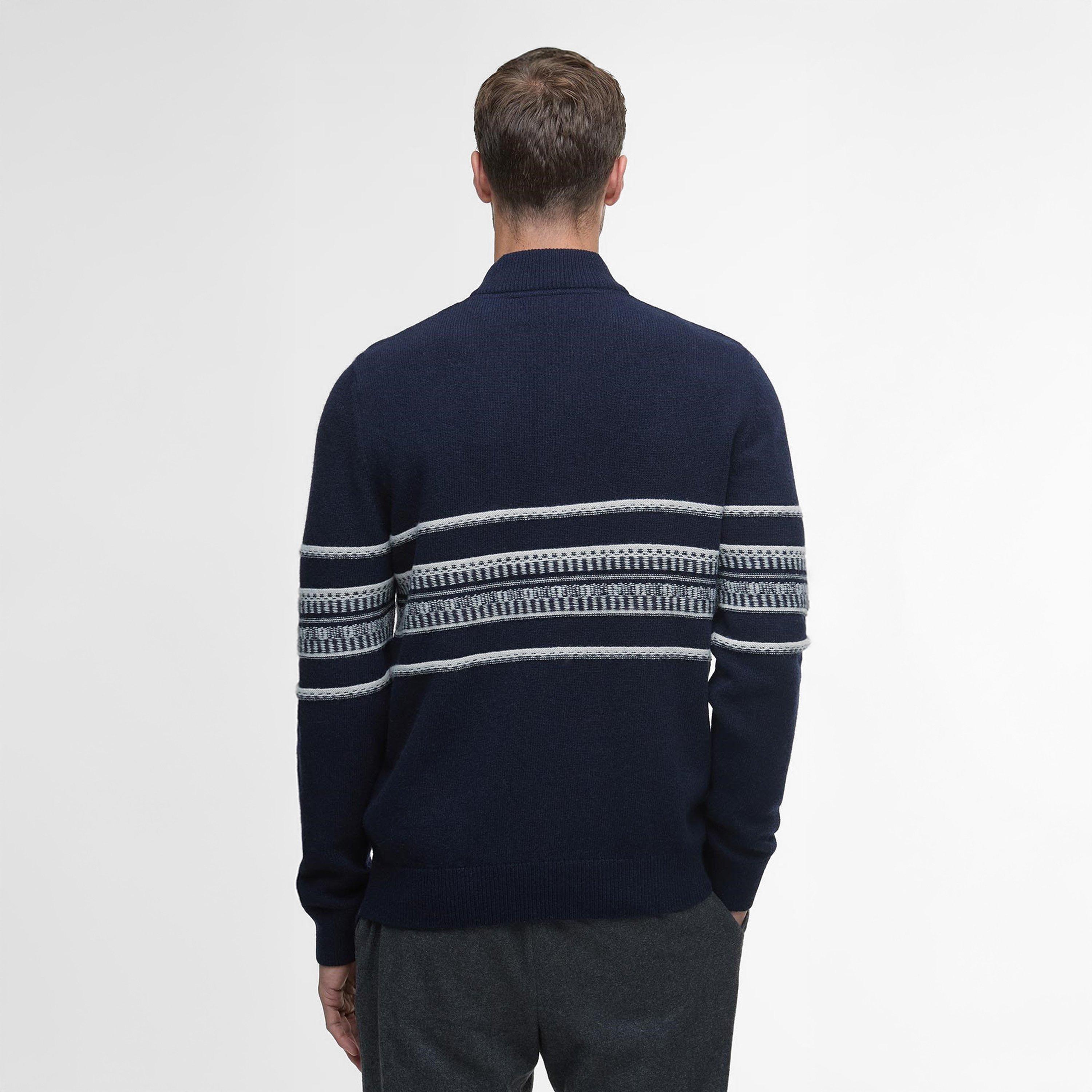 Navy - Barbour - Mens Kepwick Jumper - 3