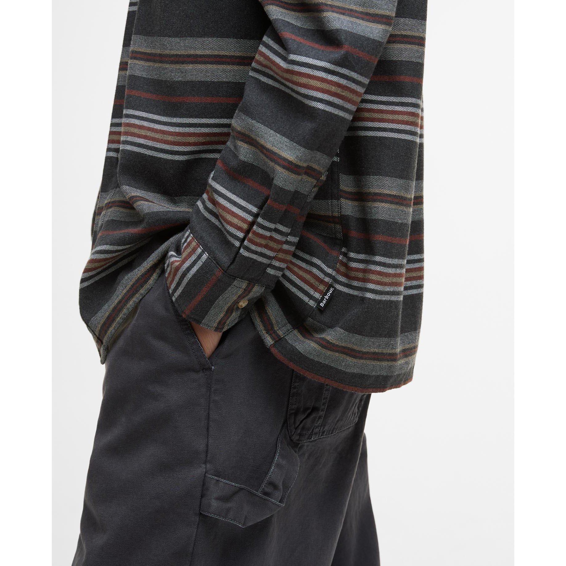 Charcoal Marl - Barbour - Mens Bowscale Shirt - 4