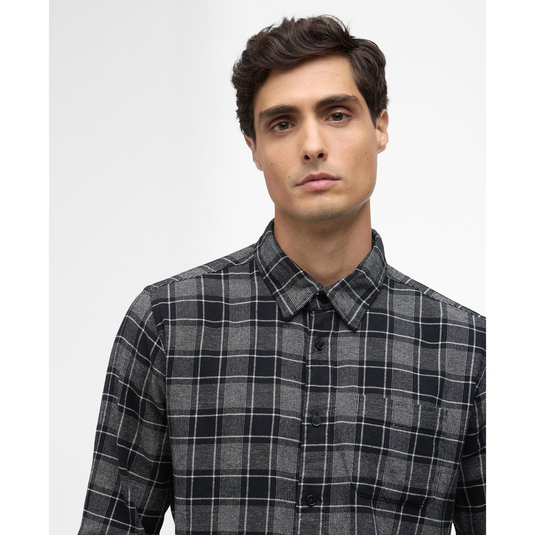 Black - Barbour International - Mens Basset Shirt - 4