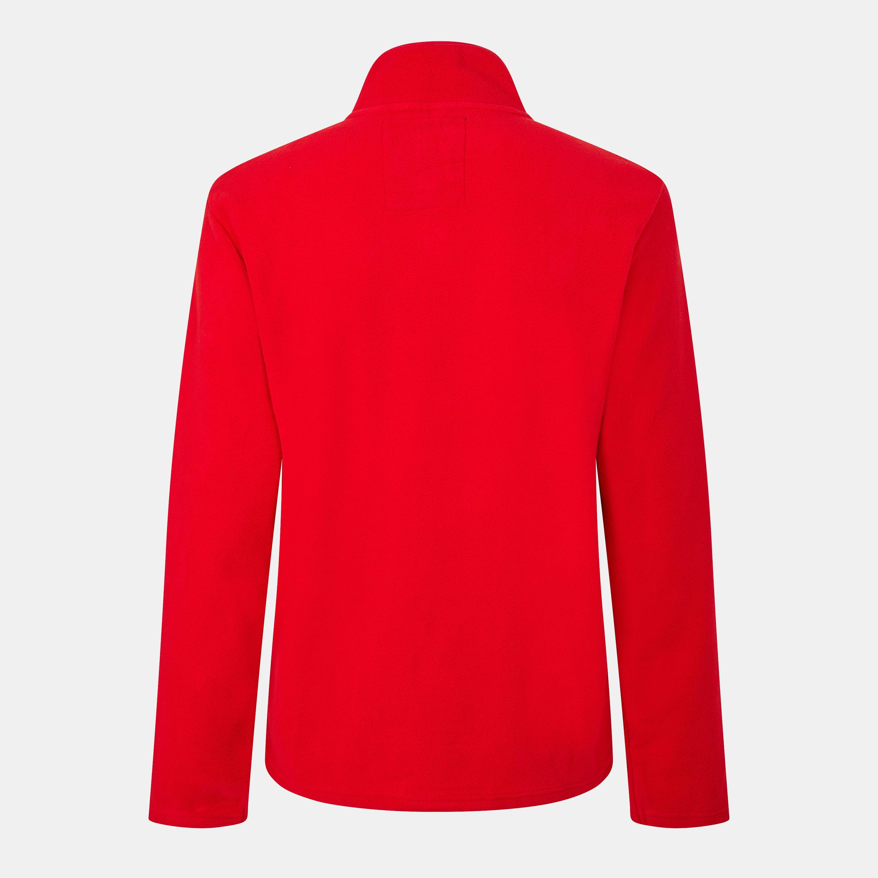 Crimson - Threadbare - Men's quarter Zip Fleece - 2