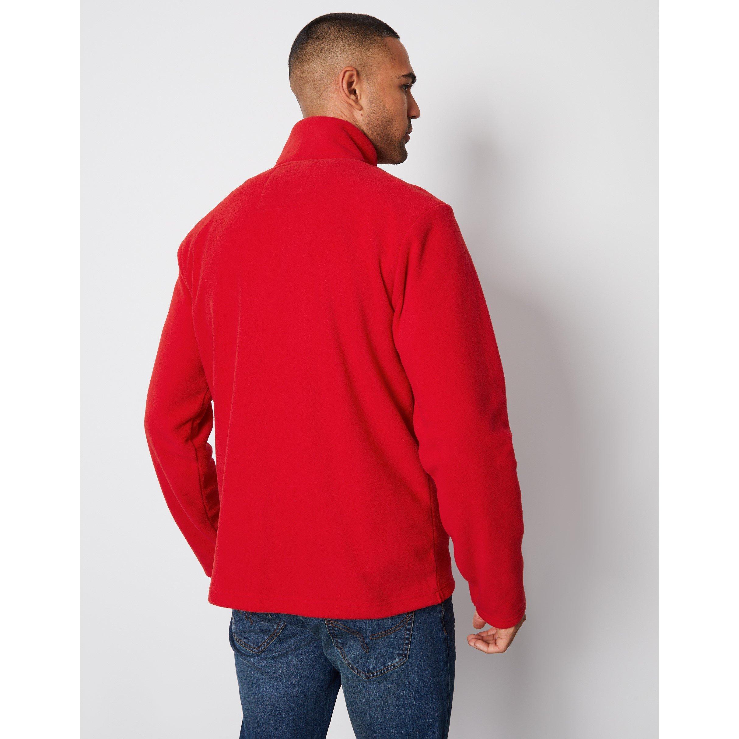 Crimson - Threadbare - Men's quarter Zip Fleece - 3