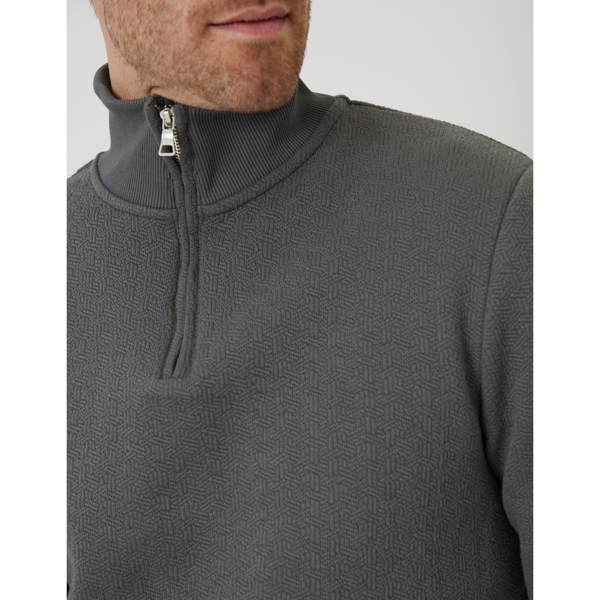 Slate - Threadbare - Men's quarter Zip Fleece - 4