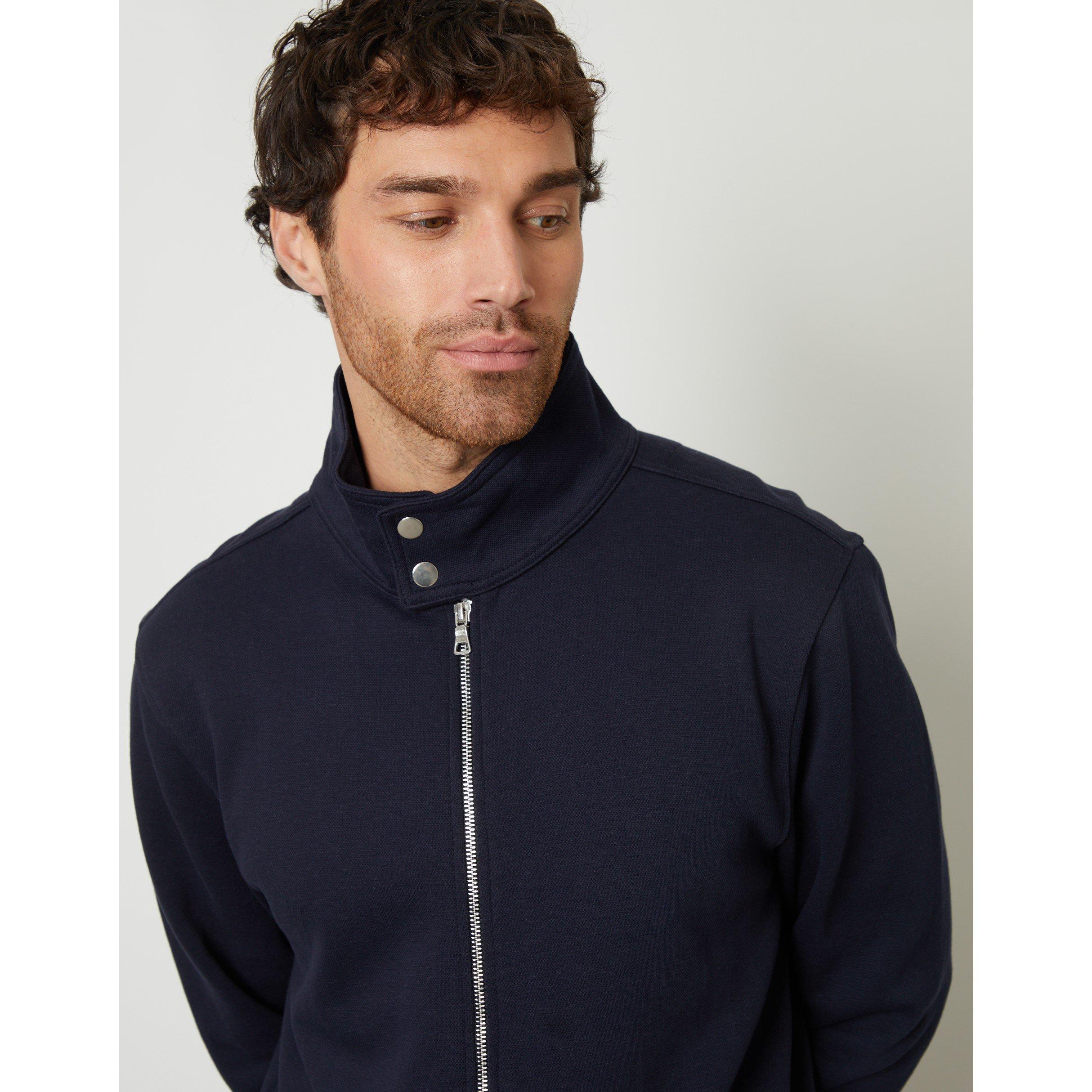Marine - Threadbare - Men's Full-Zip Fleece - 2