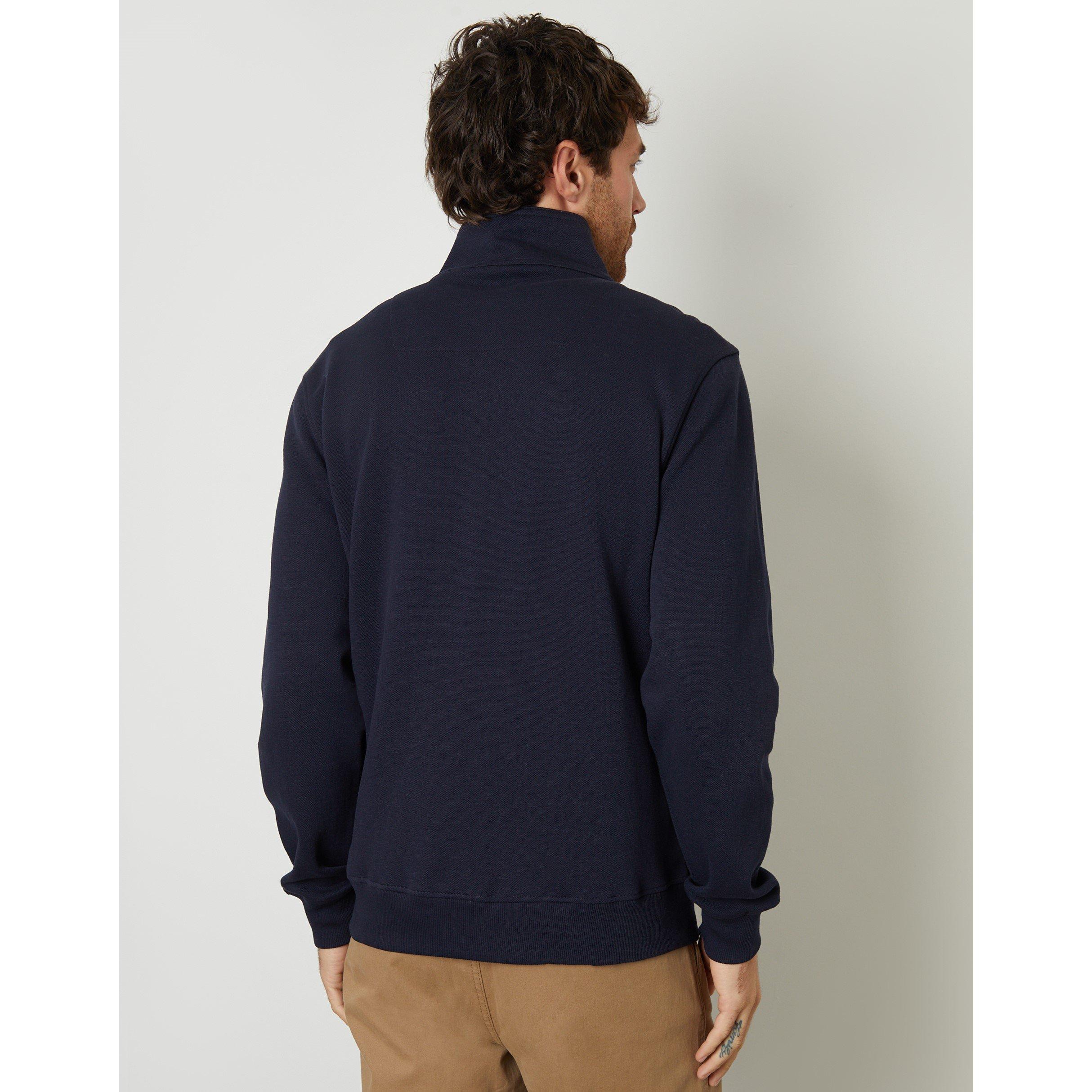 Marine - Threadbare - Men's Full-Zip Fleece - 3