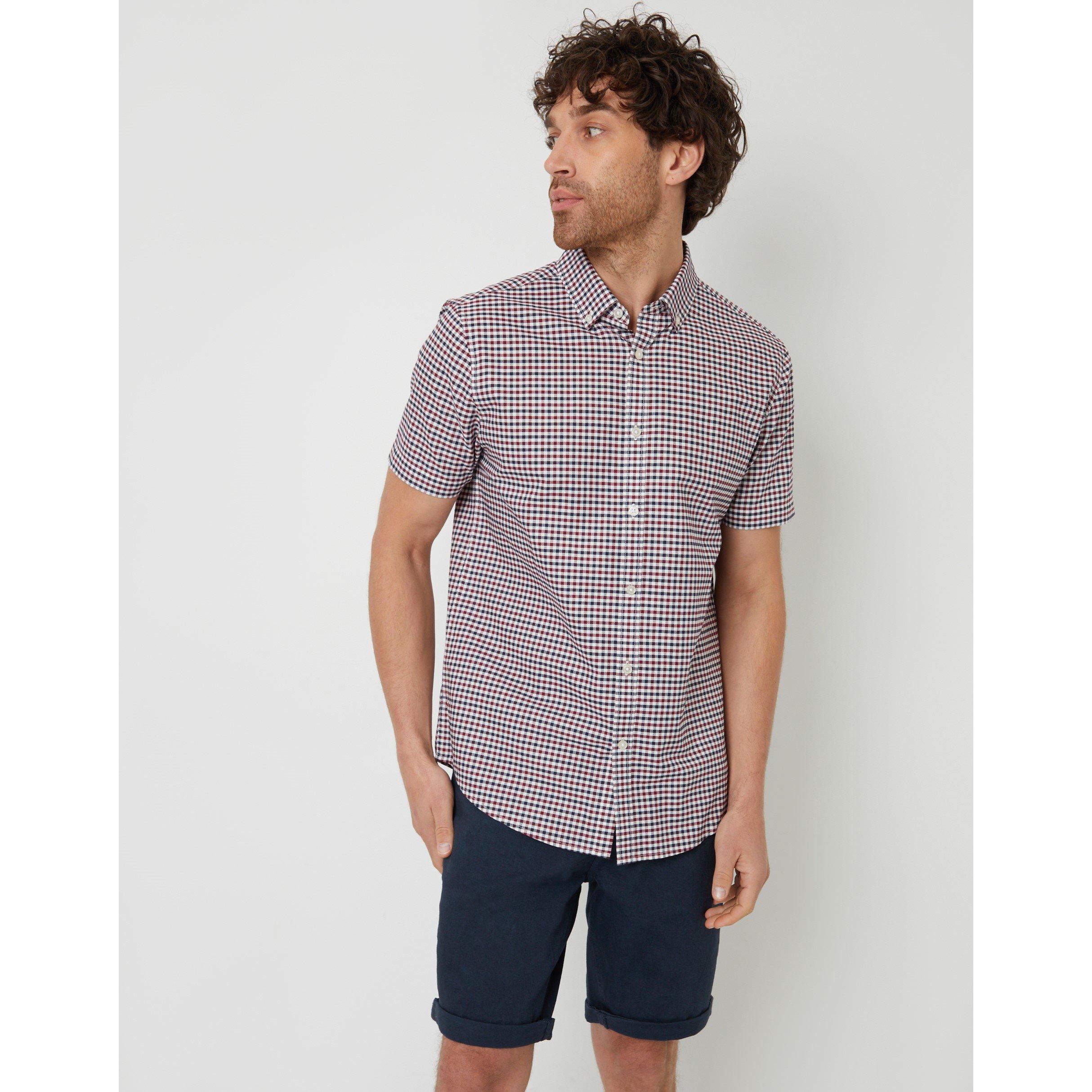 Multi - Threadbare - Men's Marc Short-Sleeve Dress Shirt - 1