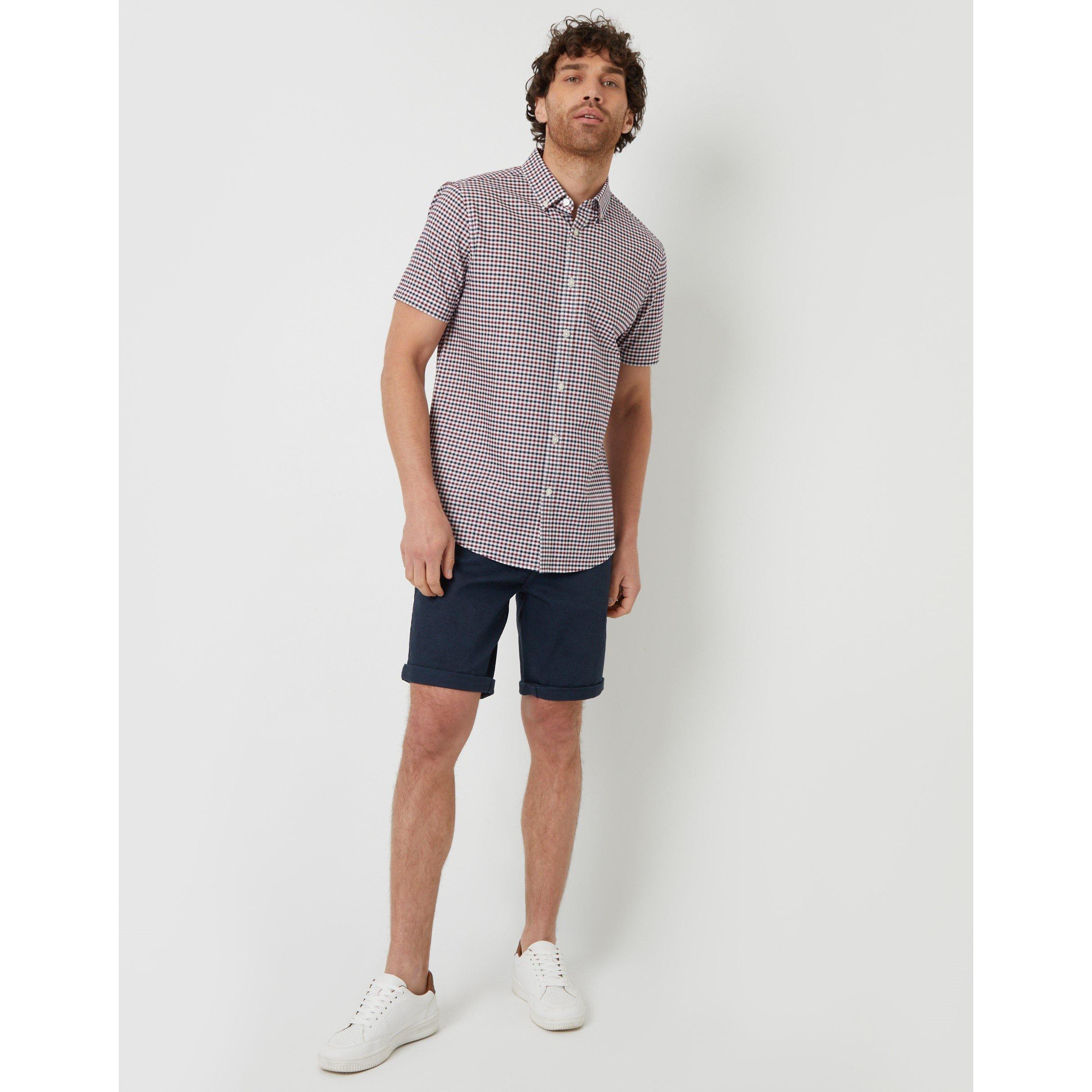 Multi - Threadbare - Men's Marc Short-Sleeve Dress Shirt - 2