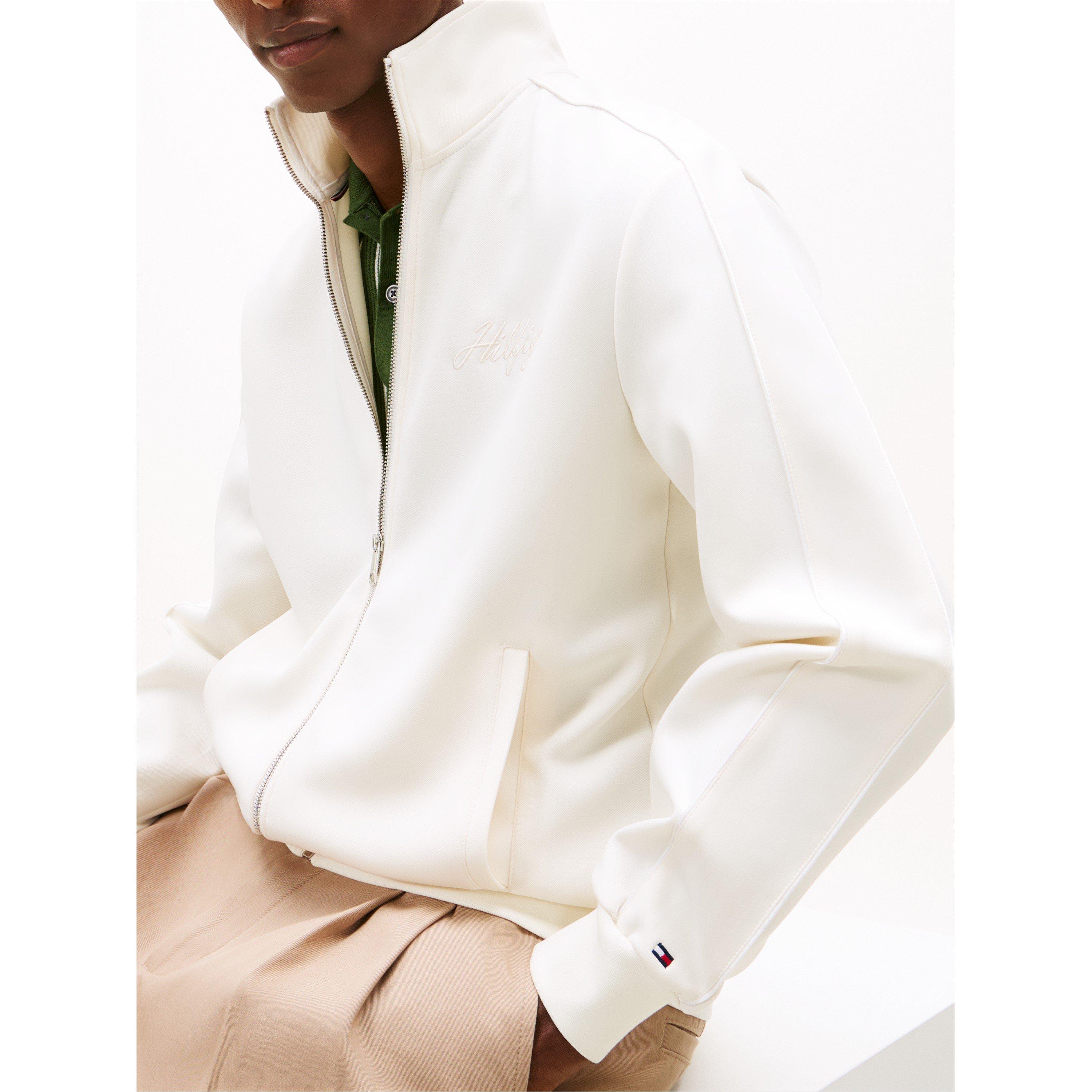 Ivory Petal - Tommy Hilfiger - Men's Modern Ath Full Zip Fleece - 3