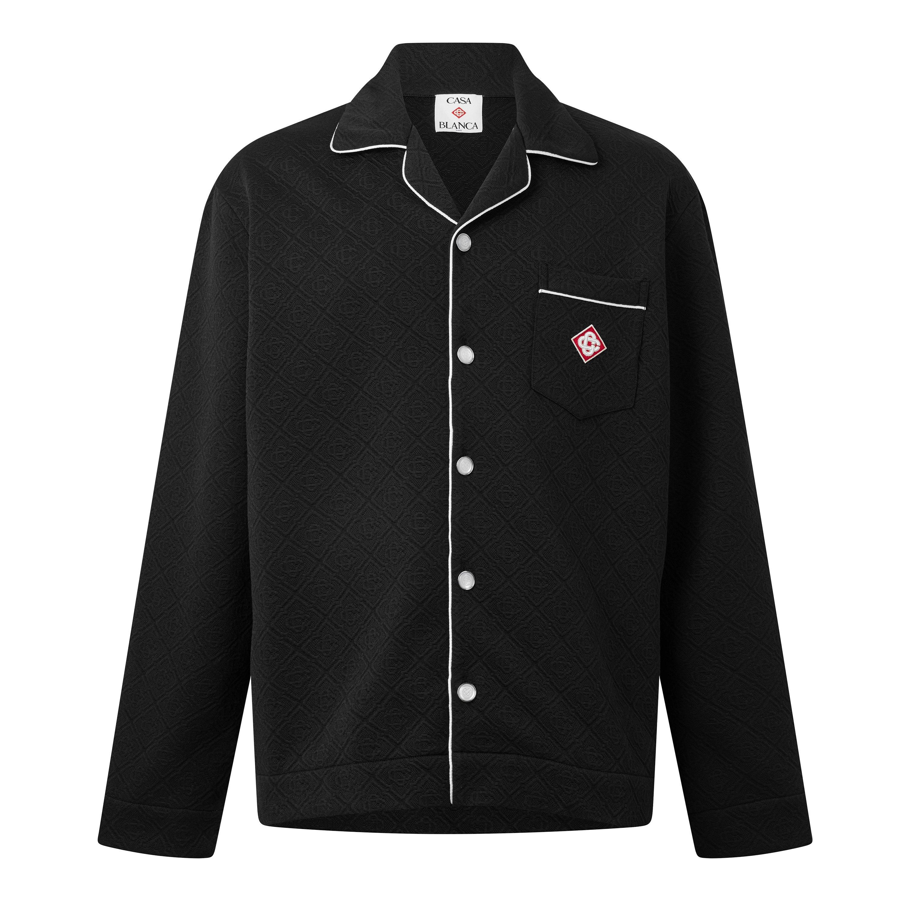 Casablanca Casa Mono LS Shirt Sn64 - Black - Medium