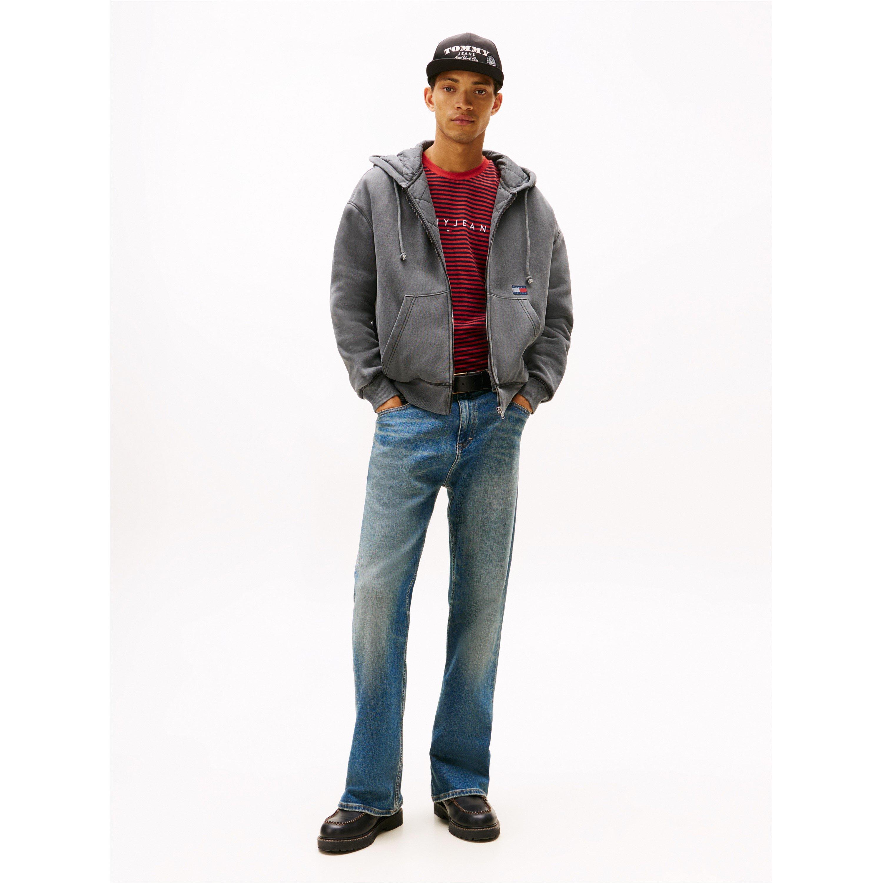 Black - Tommy Jeans - Men's NewClassic Quilted Full Zip Fleece - 4