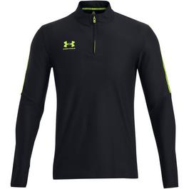 Under Armour Under Armour Training Storm 1 2 zip fleece hoodie in green and black