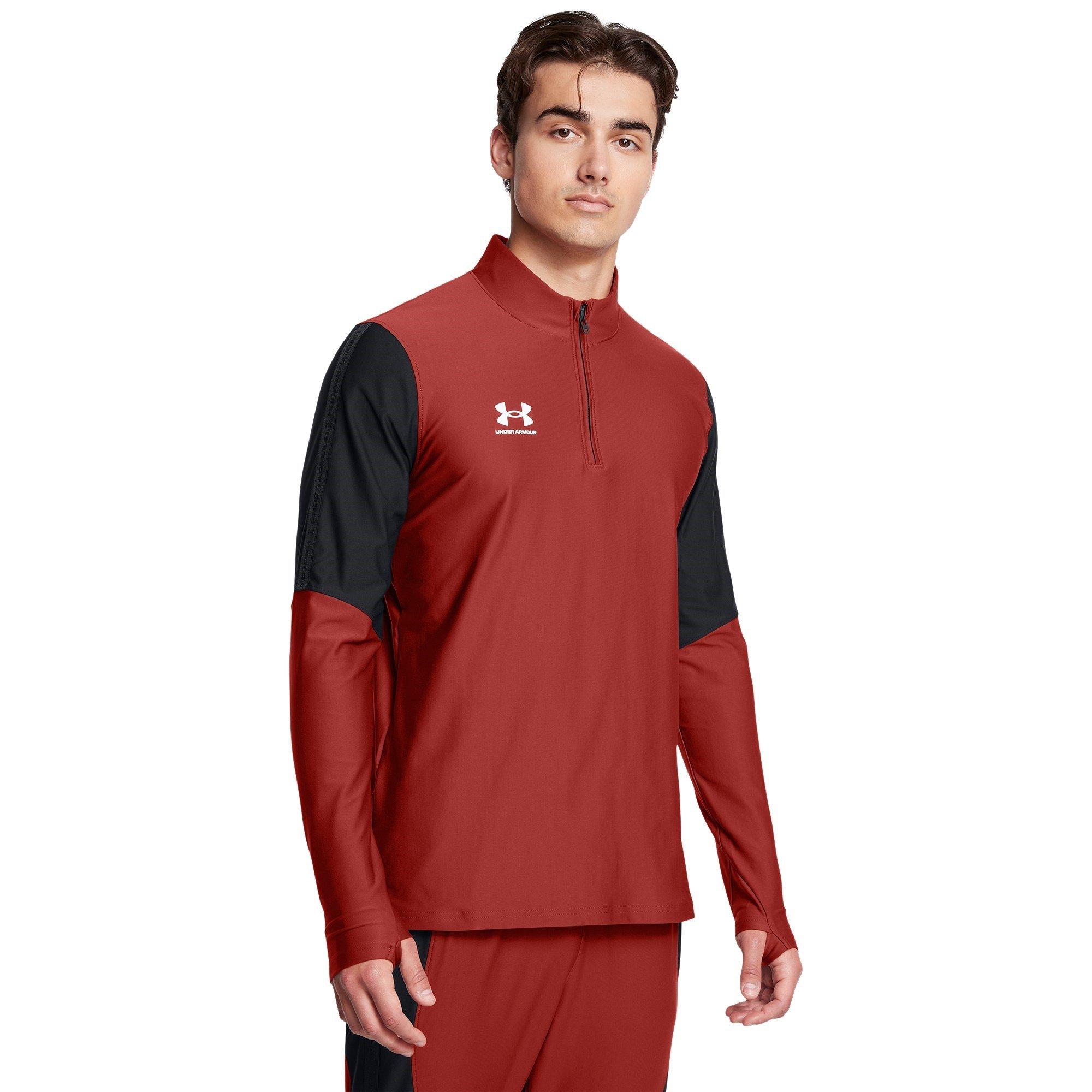Orange - Under Armour - Zipped Drill Top - 3