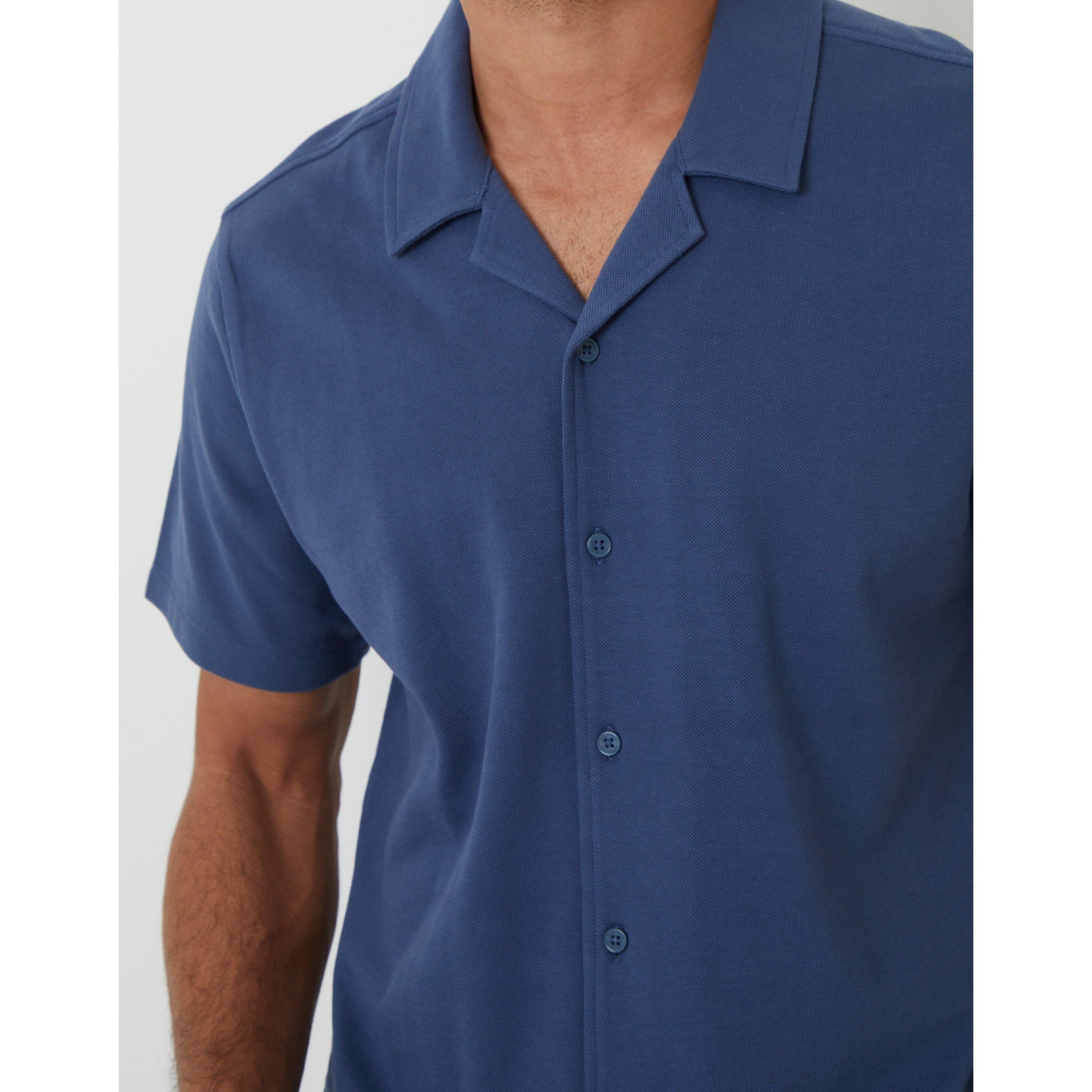  Denim - Threadbare - Men's Kaylian Short-Sleeve Plain Shirt - 4
