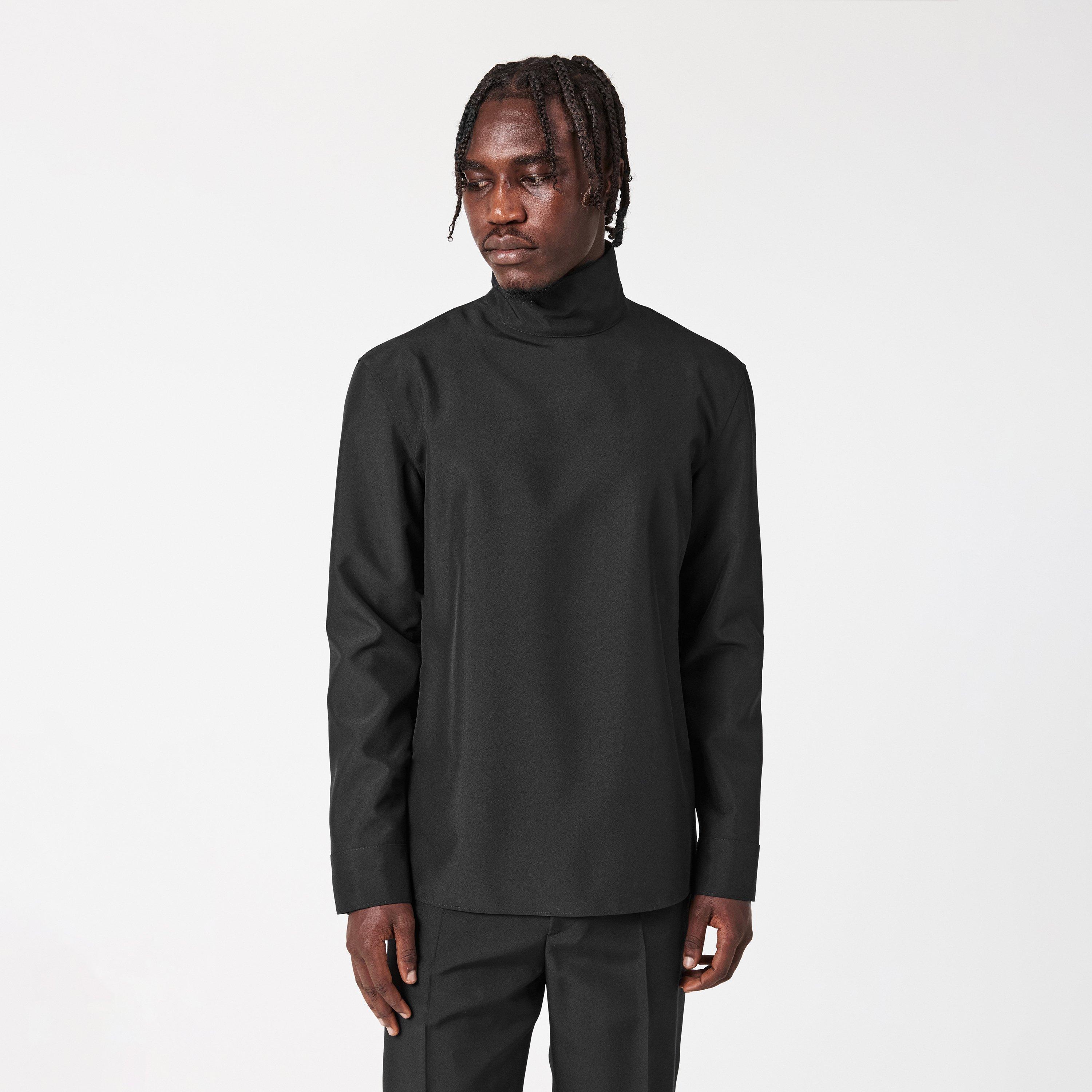 Black - Gucci - Men's Short-Sleeve Plain Shirt - 3