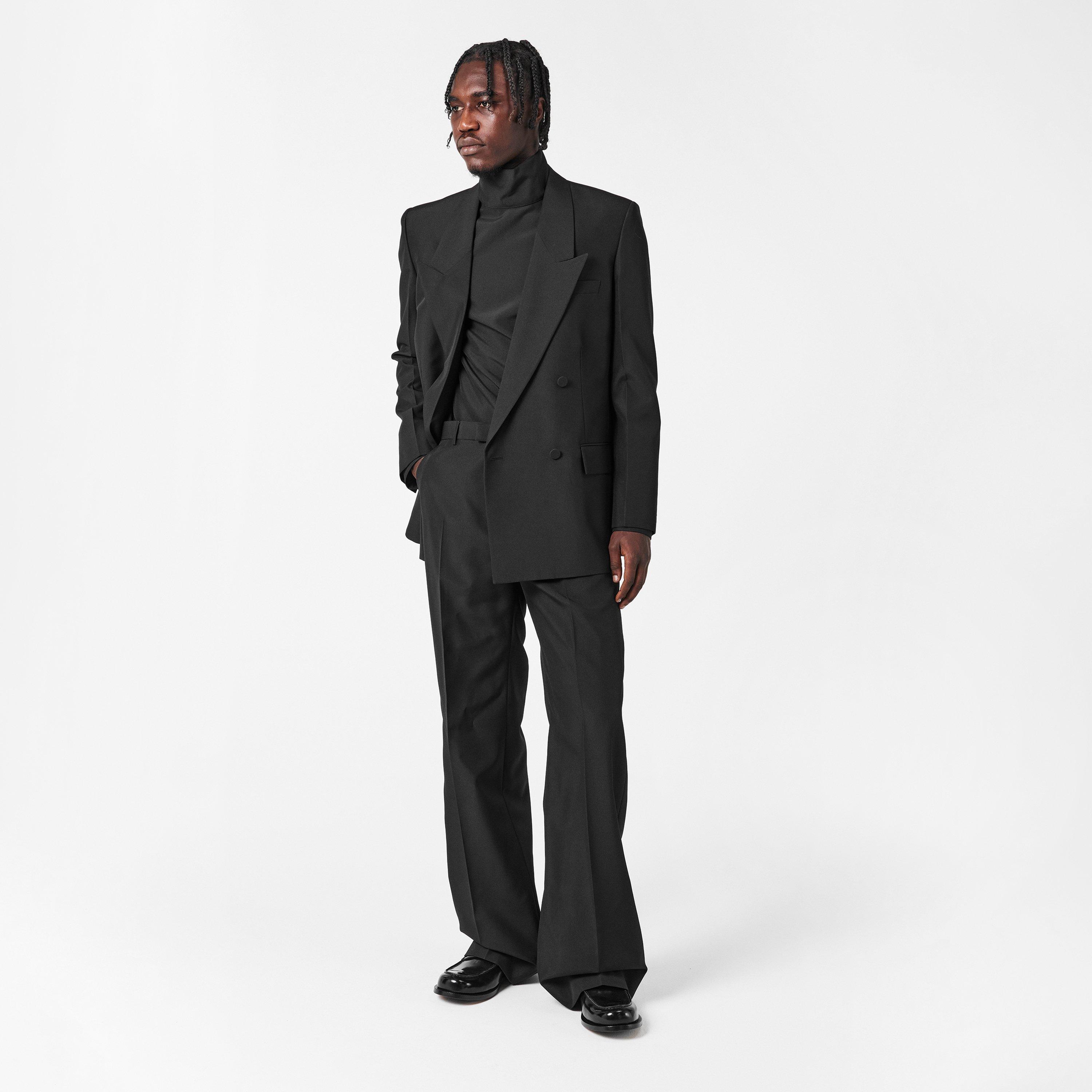 Black - Gucci - Men's Short-Sleeve Plain Shirt - 6