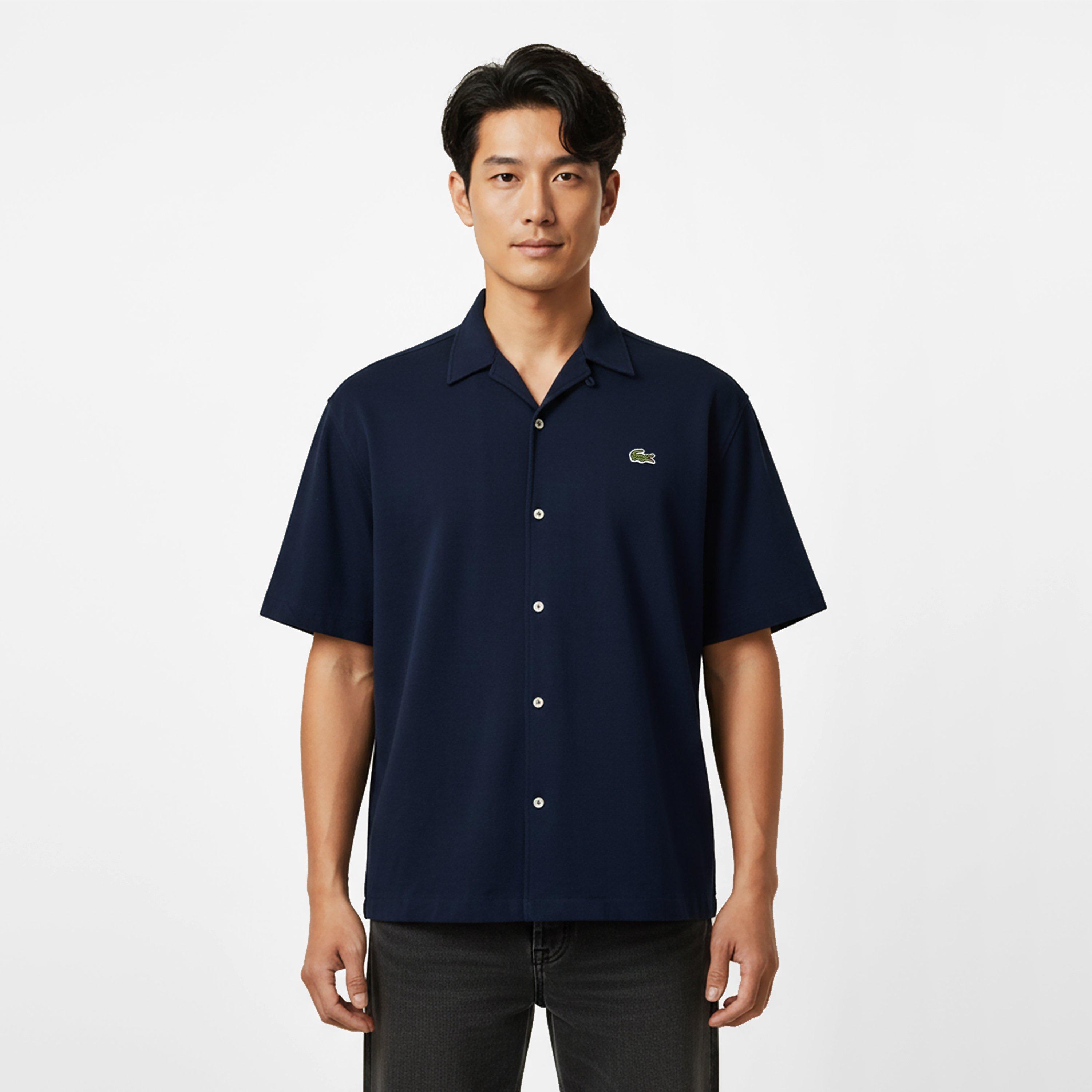 Navy 166 - Lacoste - Lacoste Revere Shirt Sn63 - 3