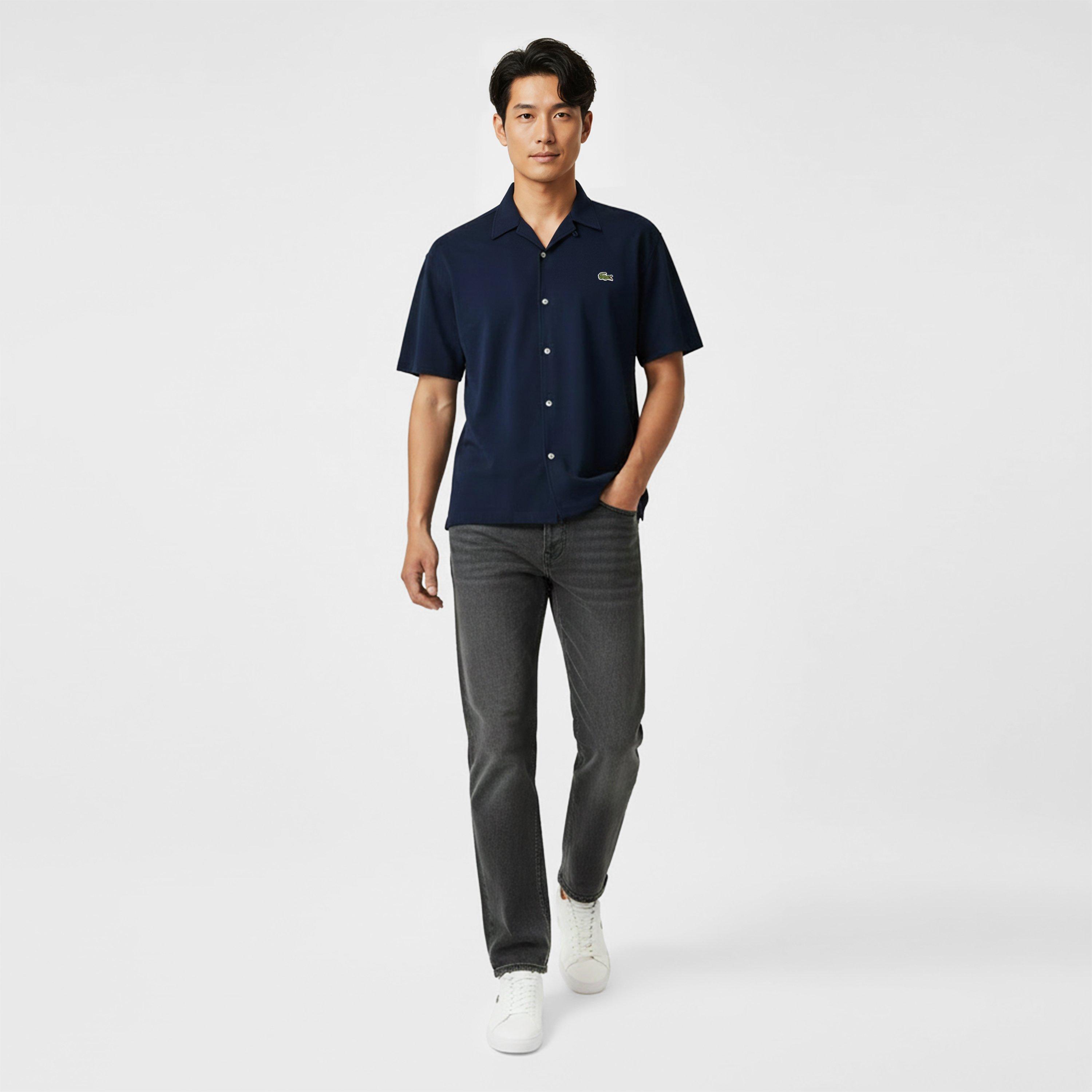 Navy 166 - Lacoste - Lacoste Revere Shirt Sn63 - 6