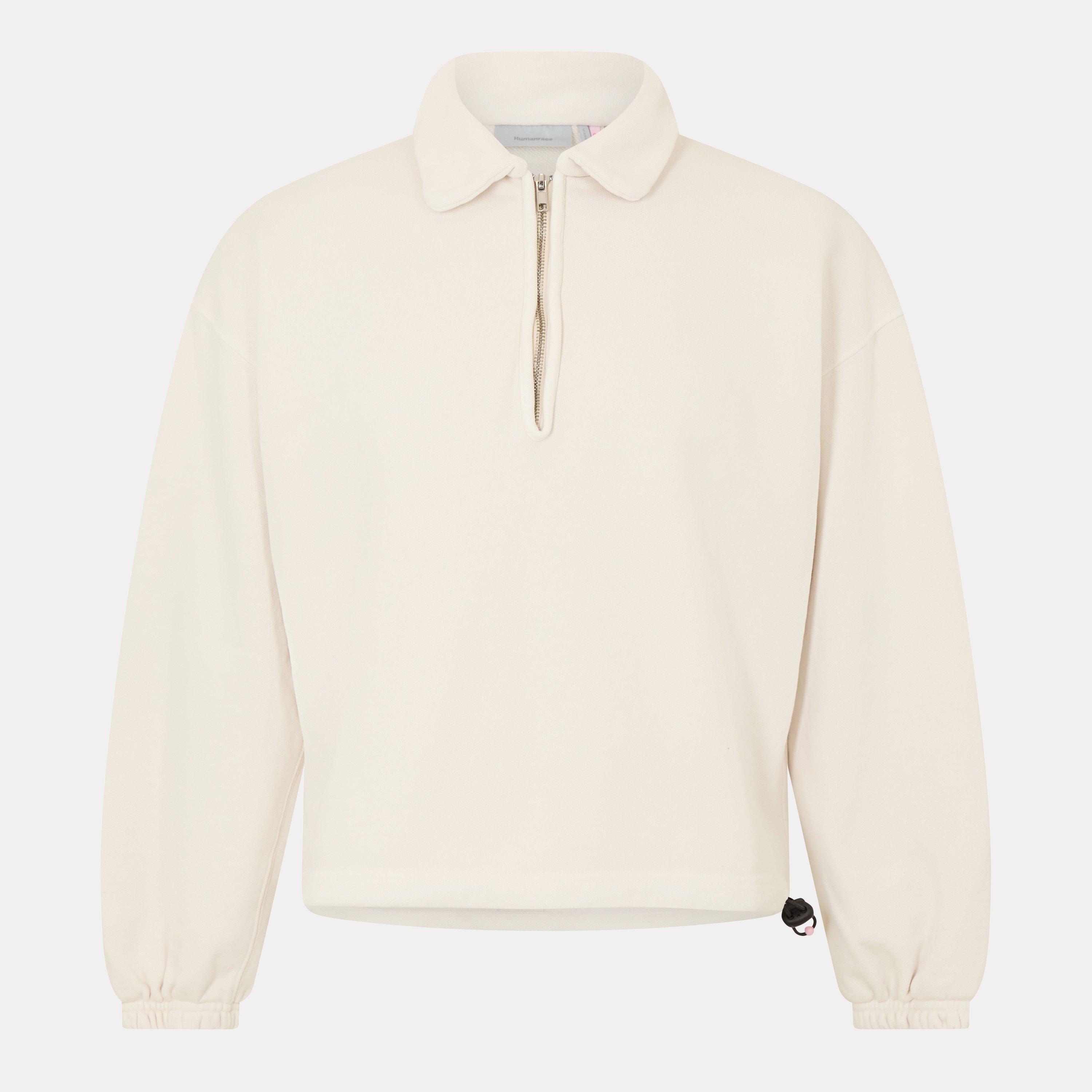 Ivory - Humanrace - Unisex Adults Humanra Quarter-Zip Fleece - 1