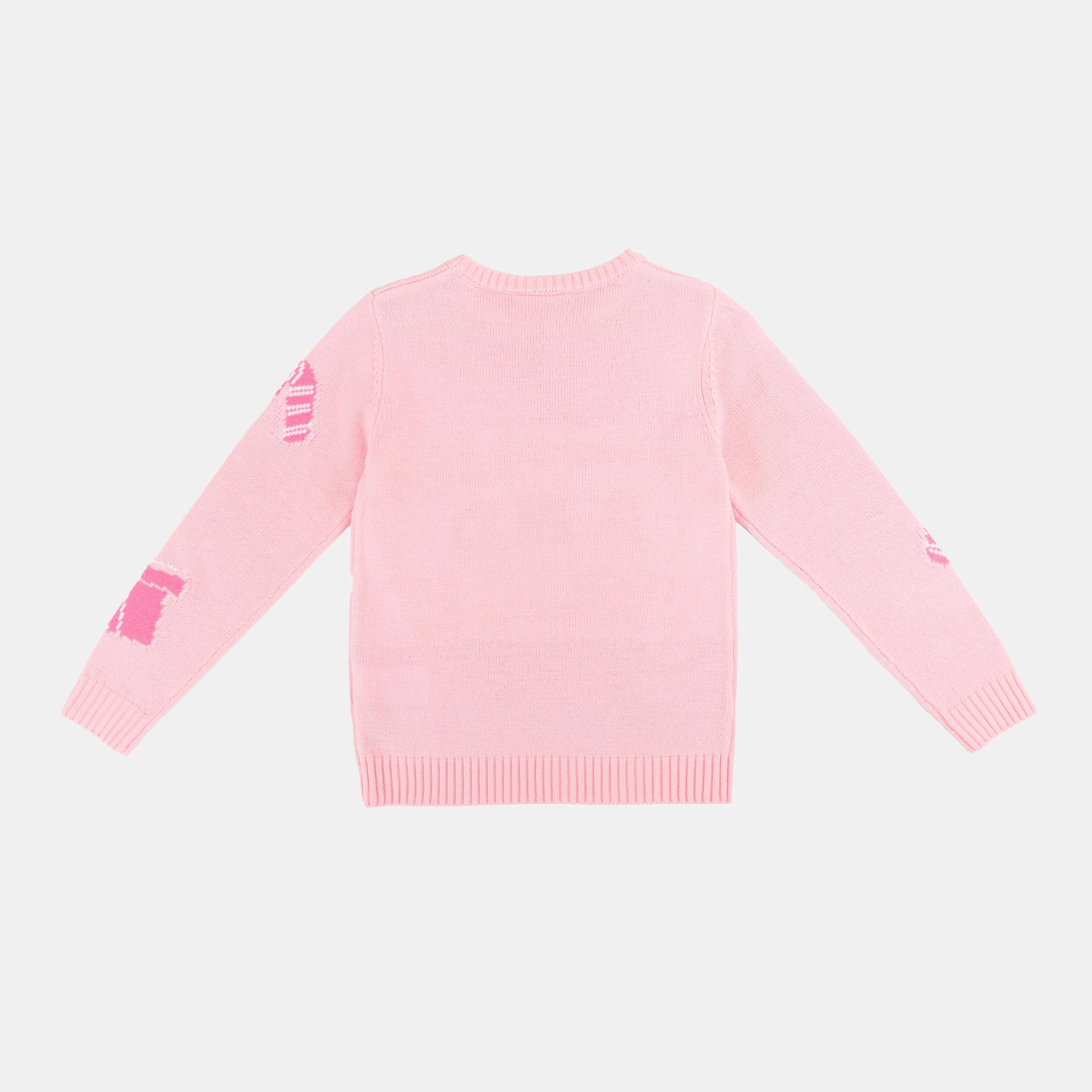 Pink - Star - Xmas Jumper Jn54 - 2