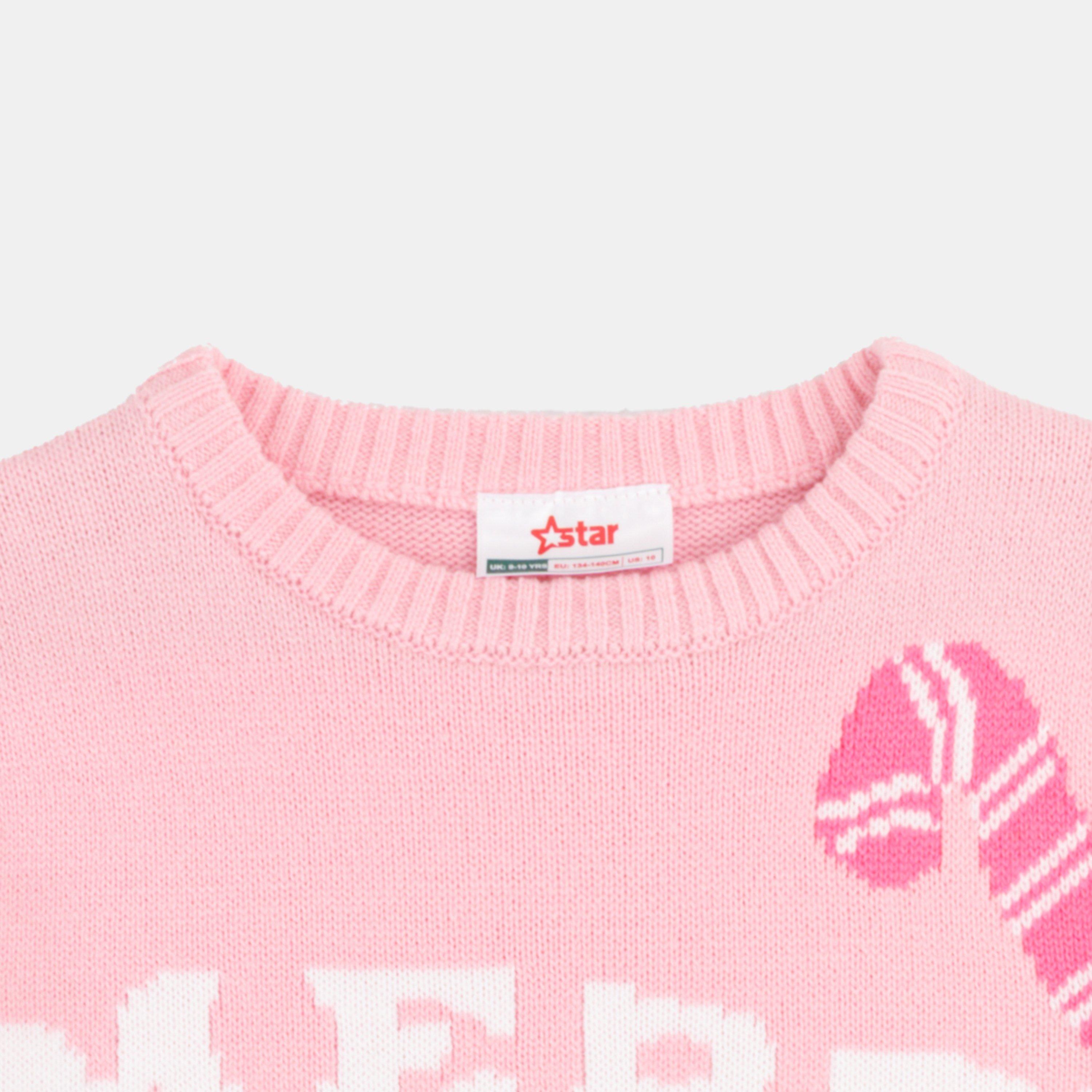 Pink - Star - Xmas Jumper Jn54 - 3