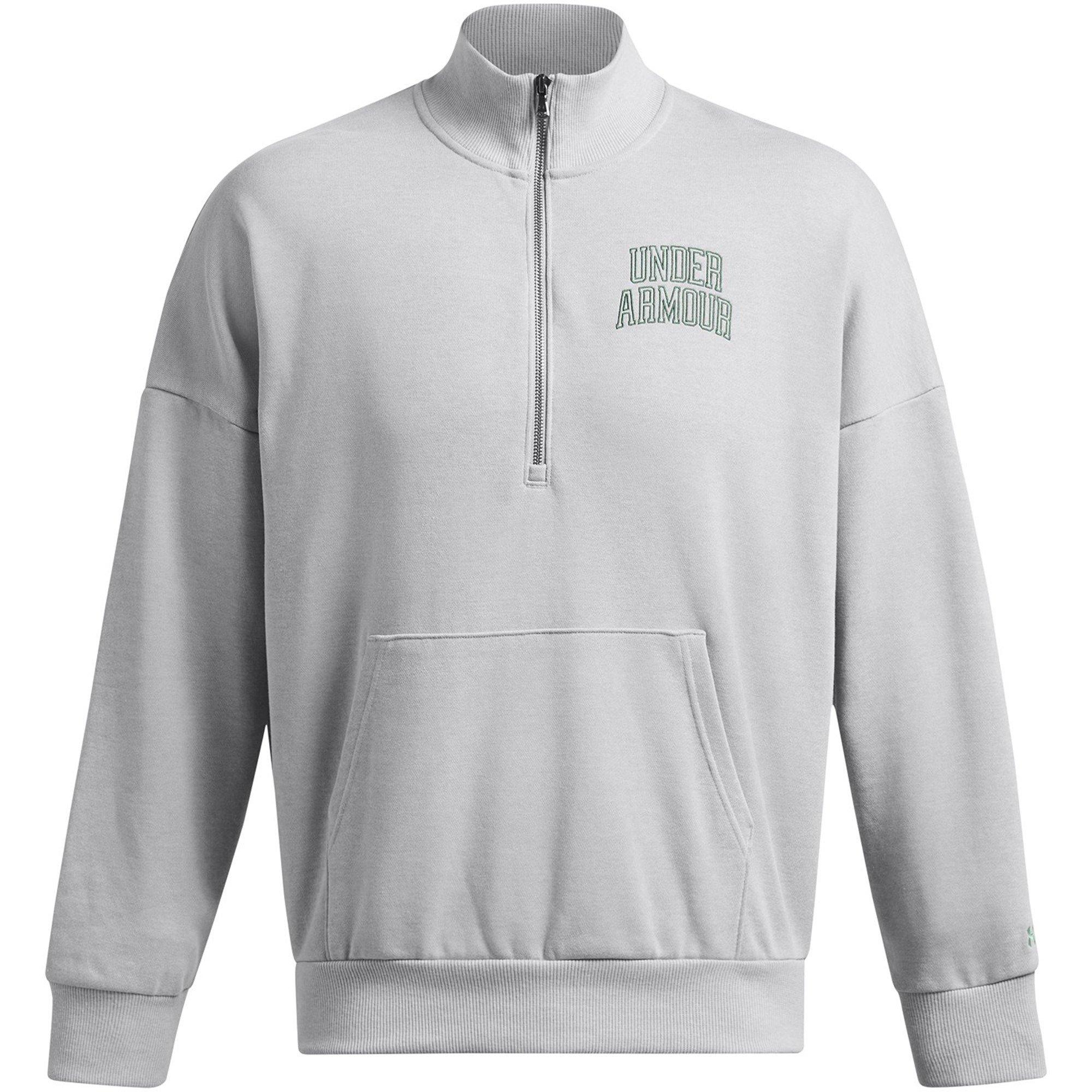 Under Armour Men's Icon 1/4 Zip Fleece - Grey - L
